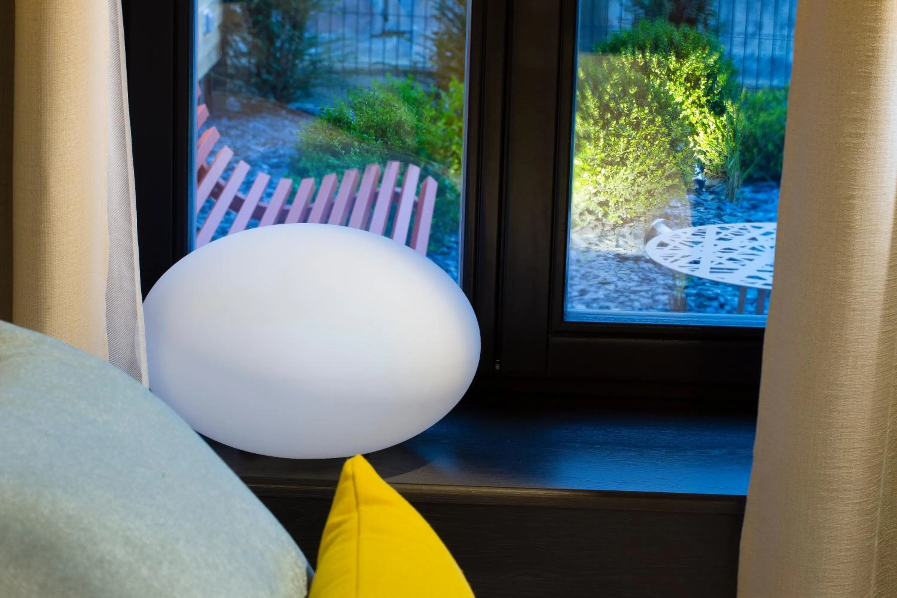 Seating area in Hotel Le Colombier Suites