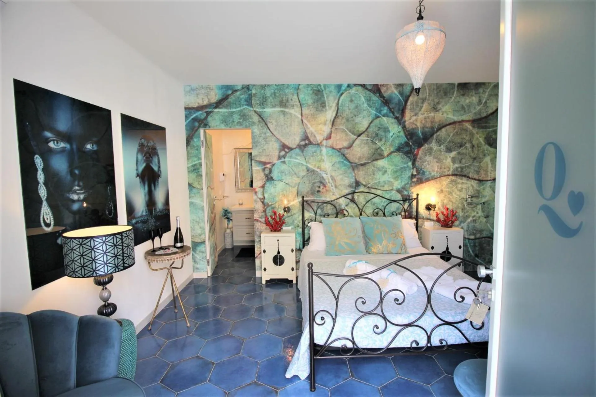 Bedroom, Bed in QuattroCuori Boutique Hotel & Spa