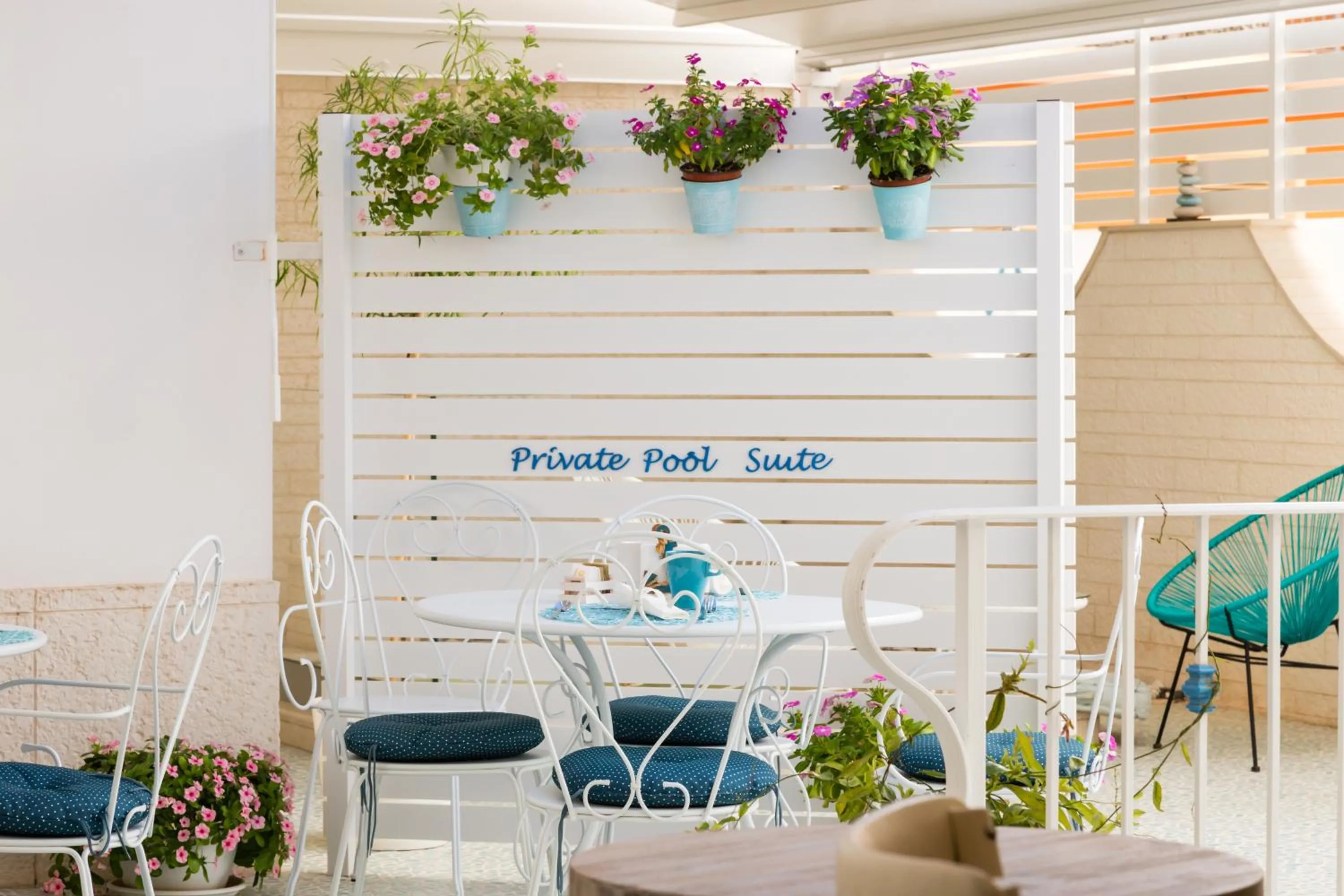 Balcony/Terrace in QuattroCuori Boutique Hotel & Spa