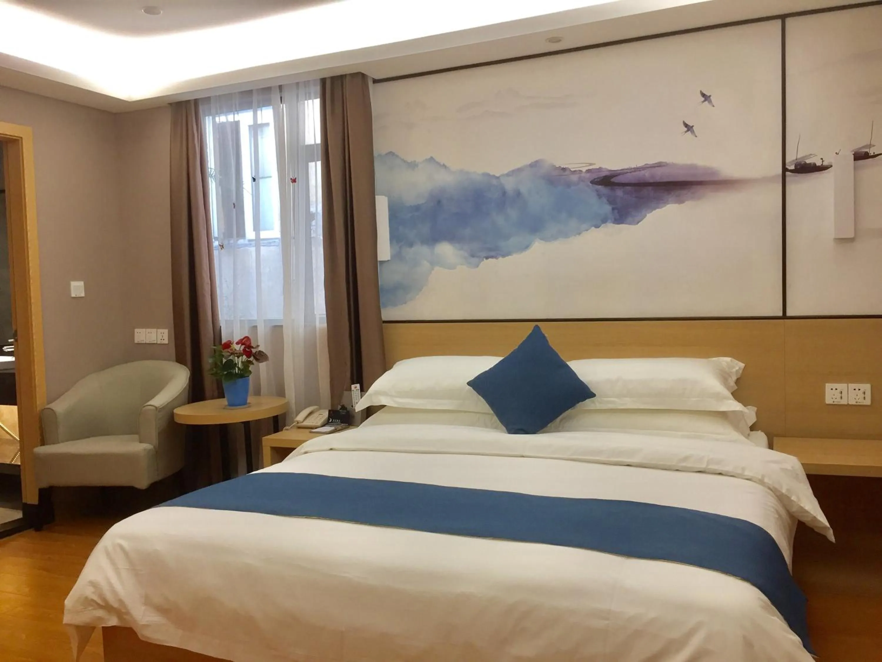 Photo of the whole room, Bed in Guangzhou Hongcheng Hotel