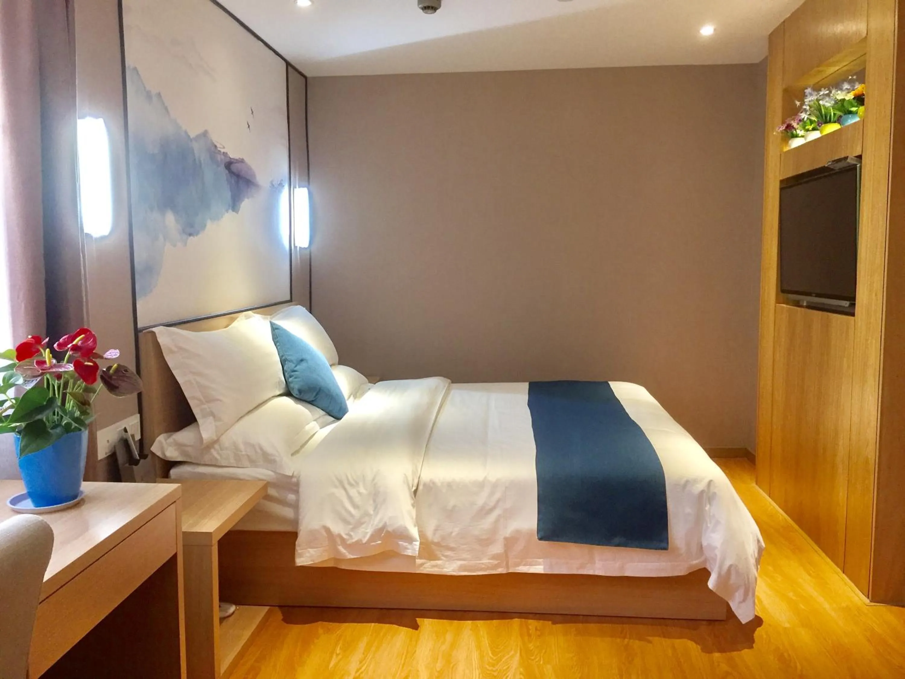 Photo of the whole room, Bed in Guangzhou Hongcheng Hotel