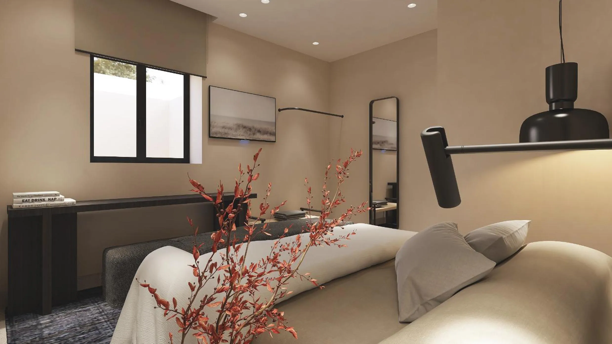 Bed in Melidron Hotel Suites Villas