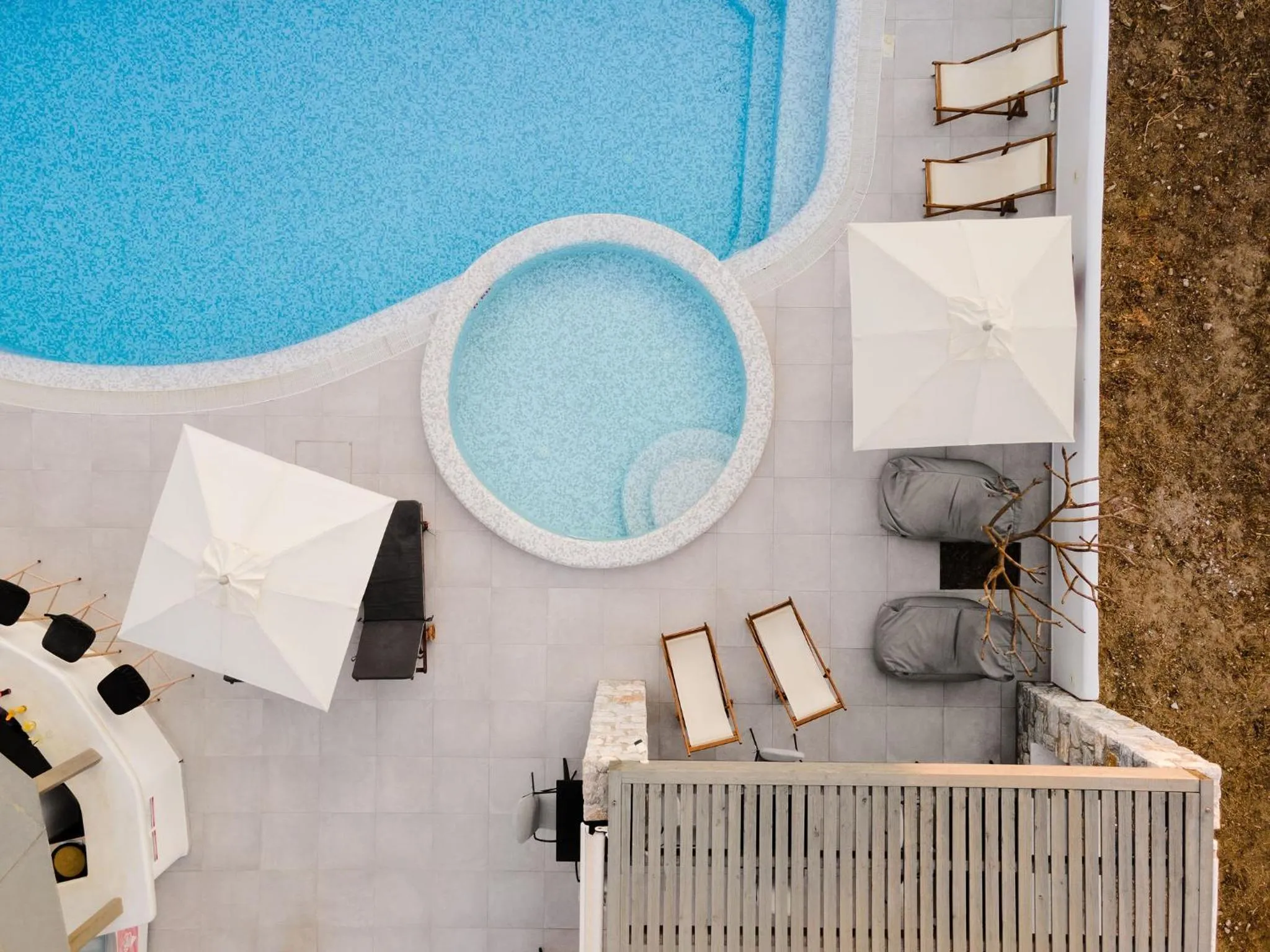 Pool view in Melidron Hotel & Suites