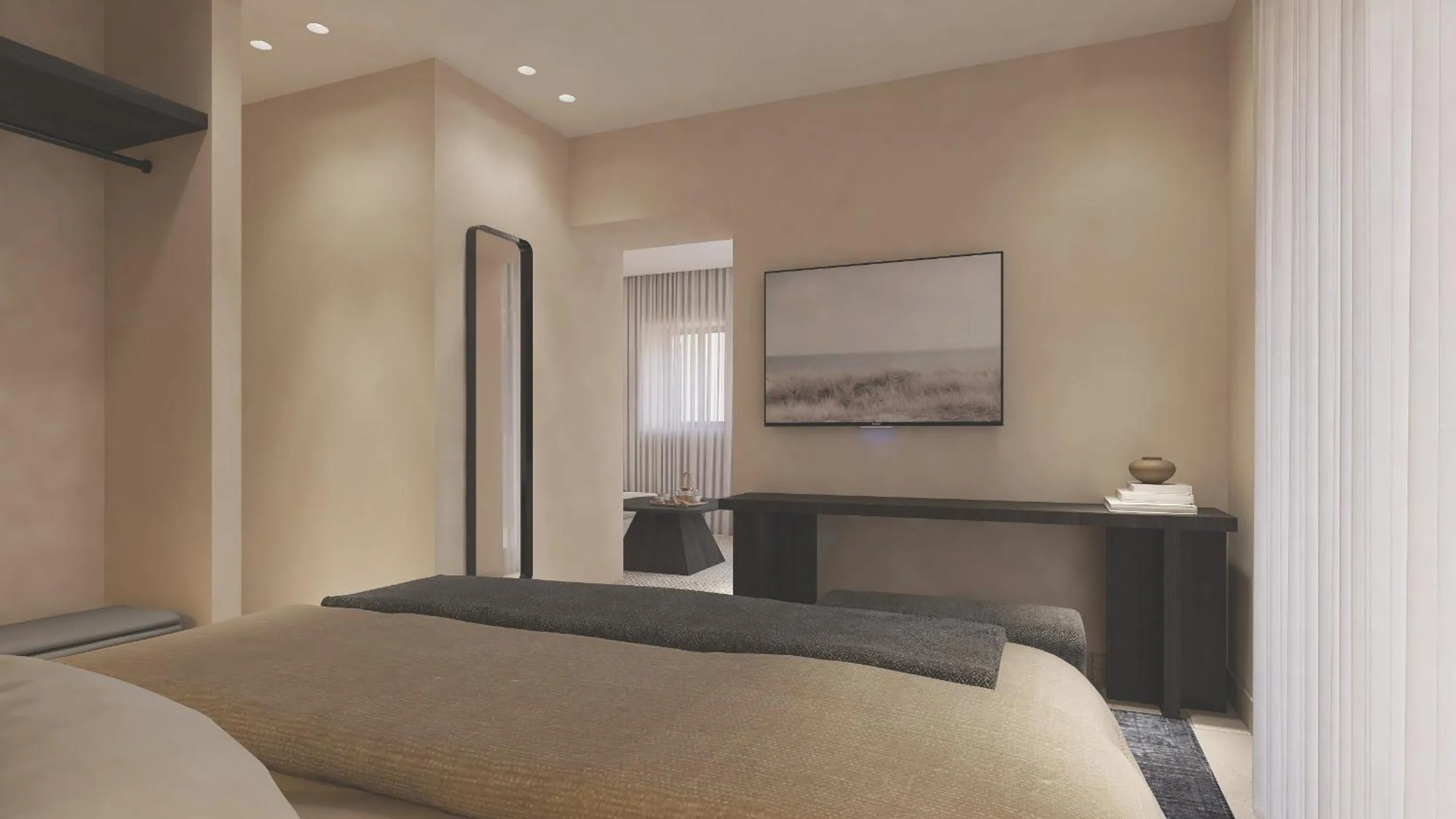 Bed in Melidron Hotel Suites Villas