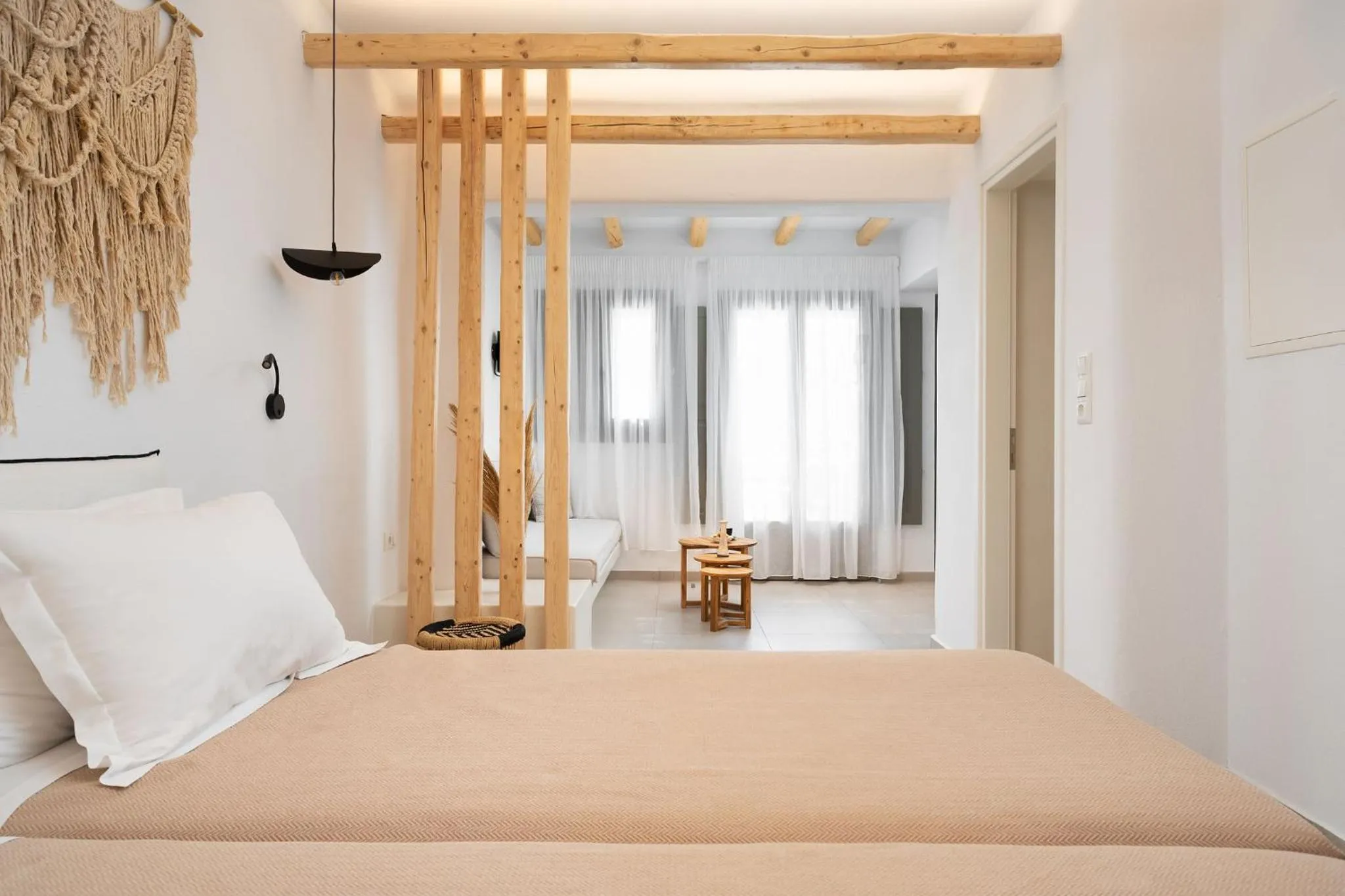 Bed in Melidron Hotel & Suites