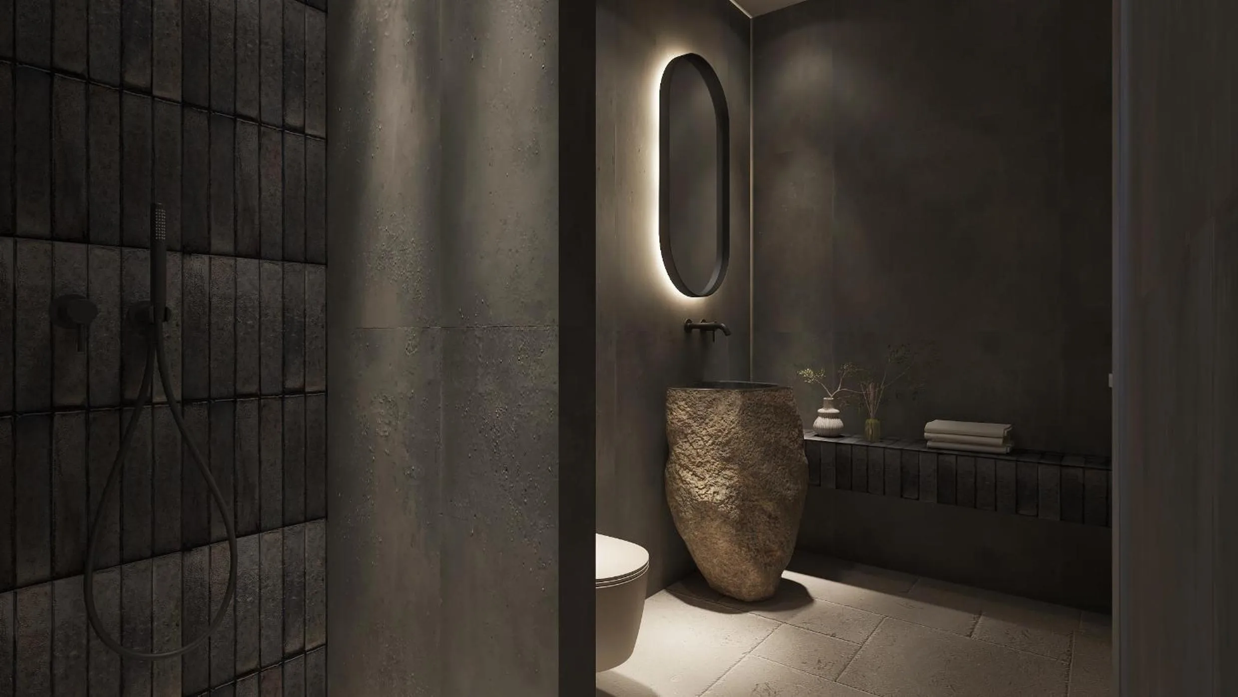 Toilet in Melidron Hotel Suites Villas