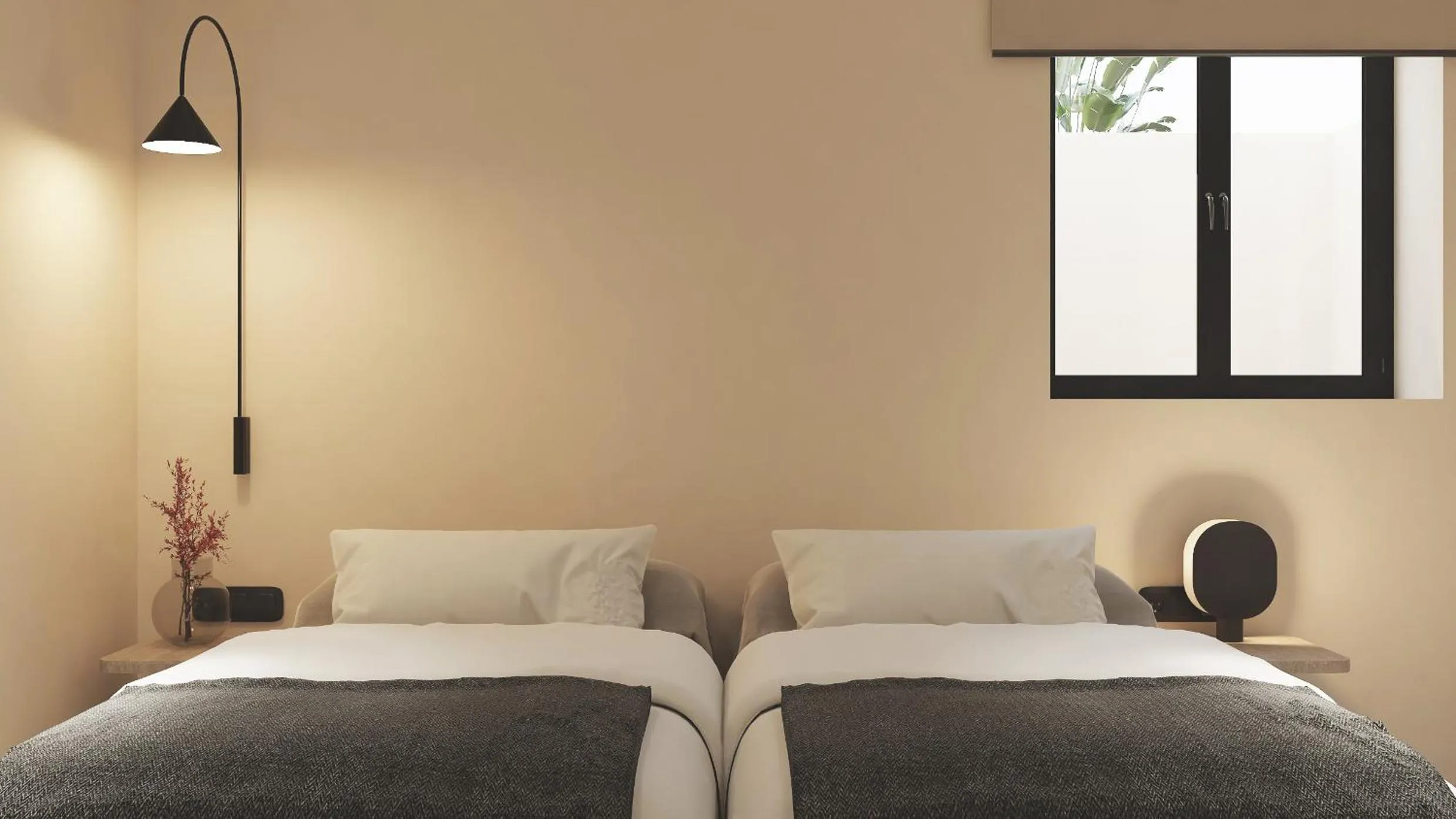 Bed in Melidron Hotel Suites Villas