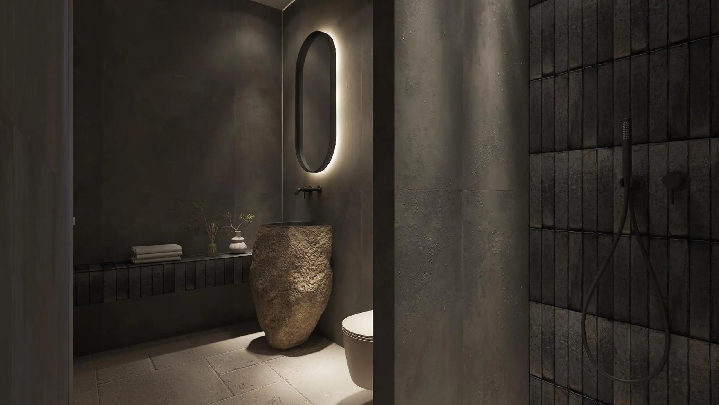 Toilet in Melidron Hotel Suites Villas