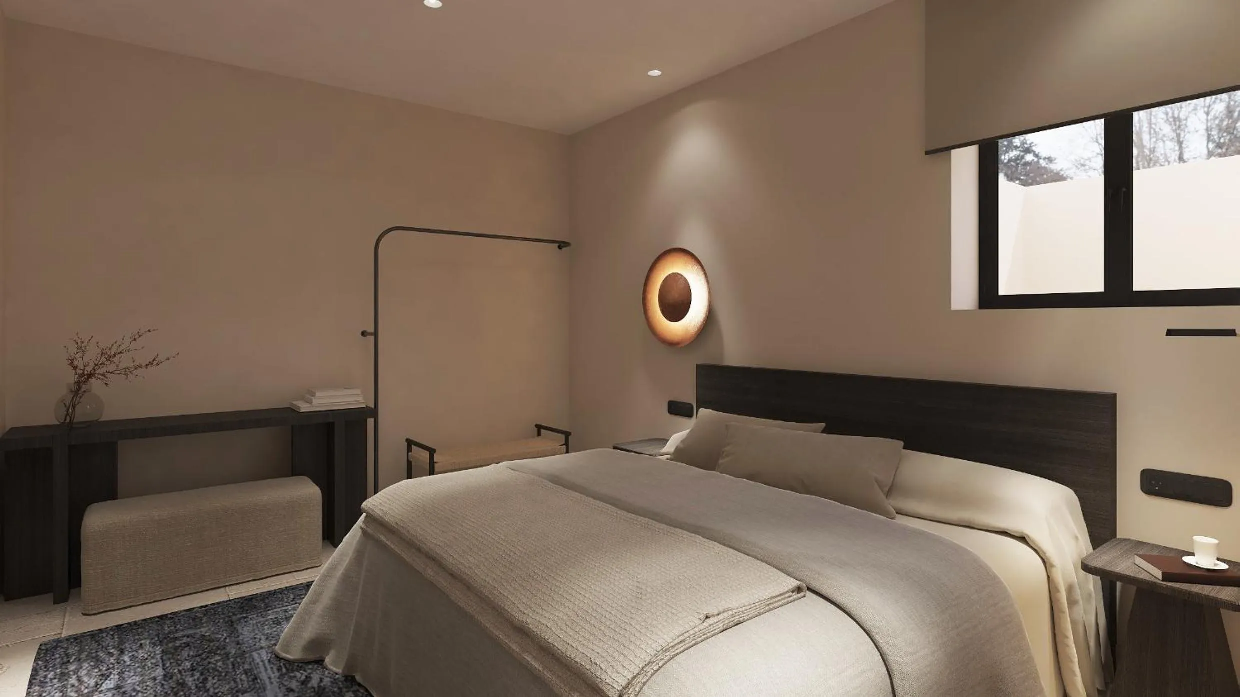 Bed in Melidron Hotel Suites Villas