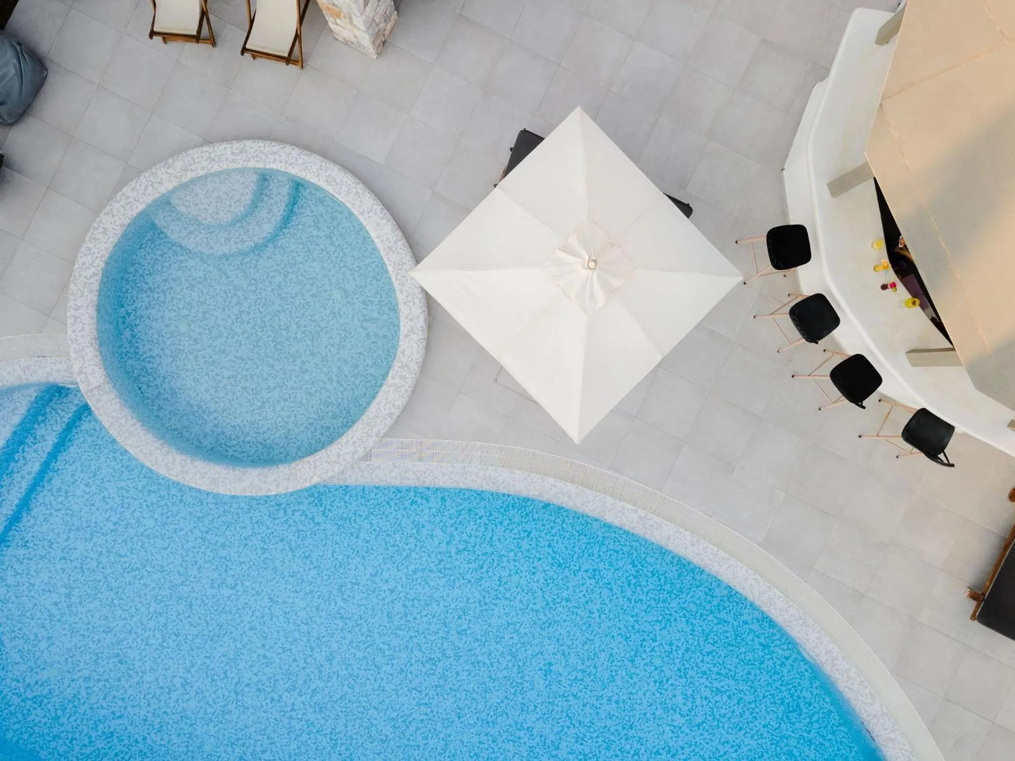 Pool view in Melidron Hotel & Suites