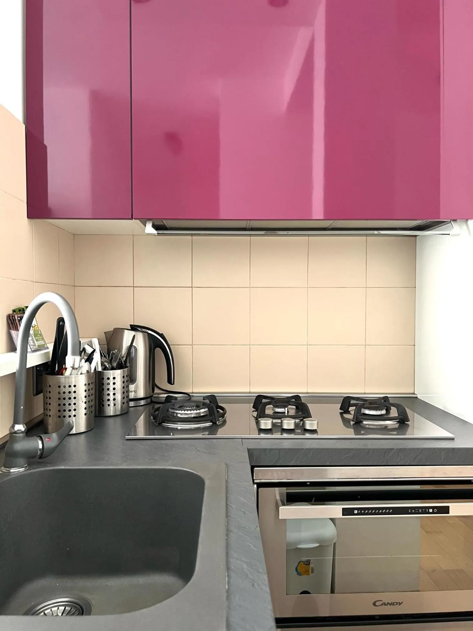 Kitchen or kitchenette in Luciano Laterani Guest House