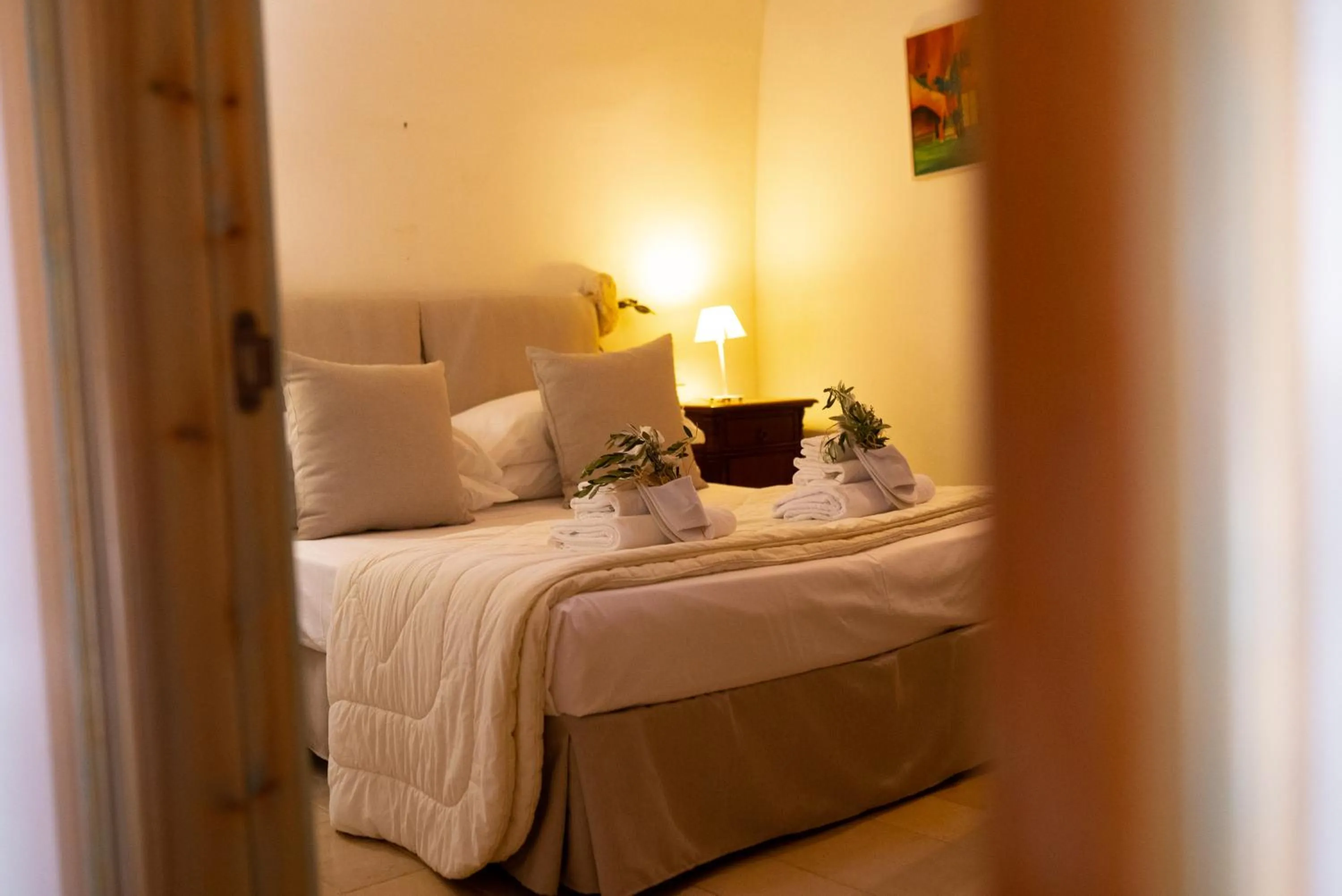 Bed in Masseria Montepaolo Dimora di Charme