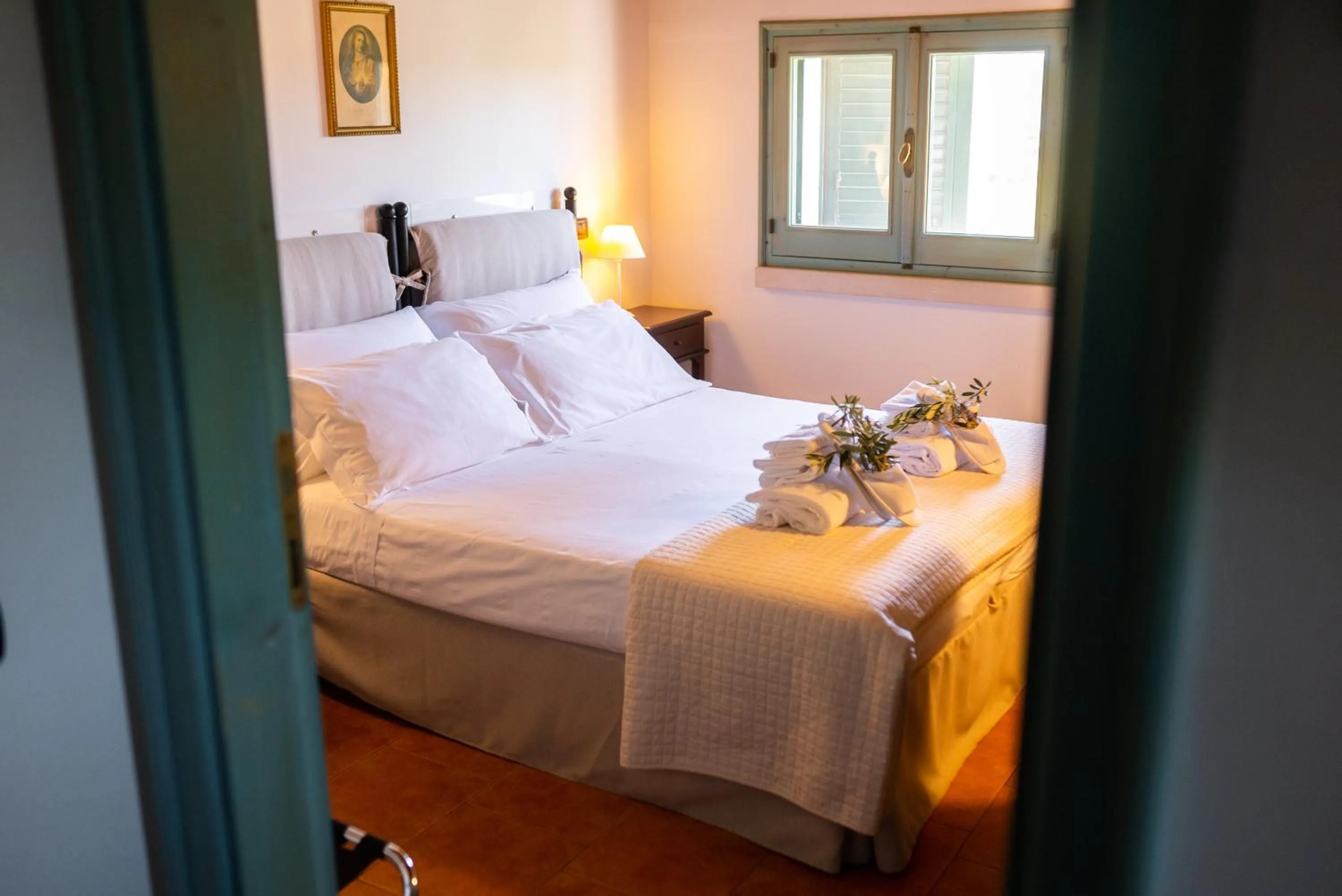 Bed in Masseria Montepaolo Dimora di Charme