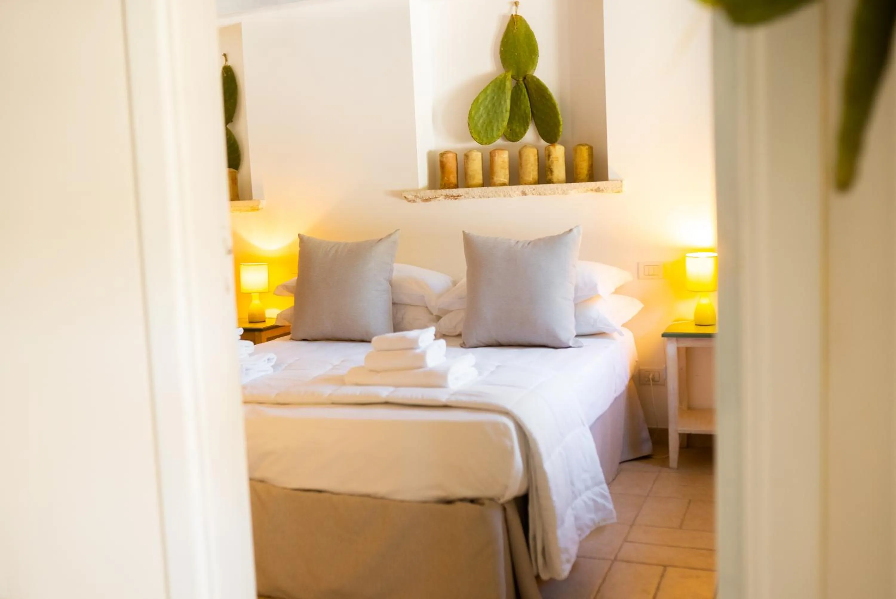 Bed in Masseria Montepaolo Dimora di Charme