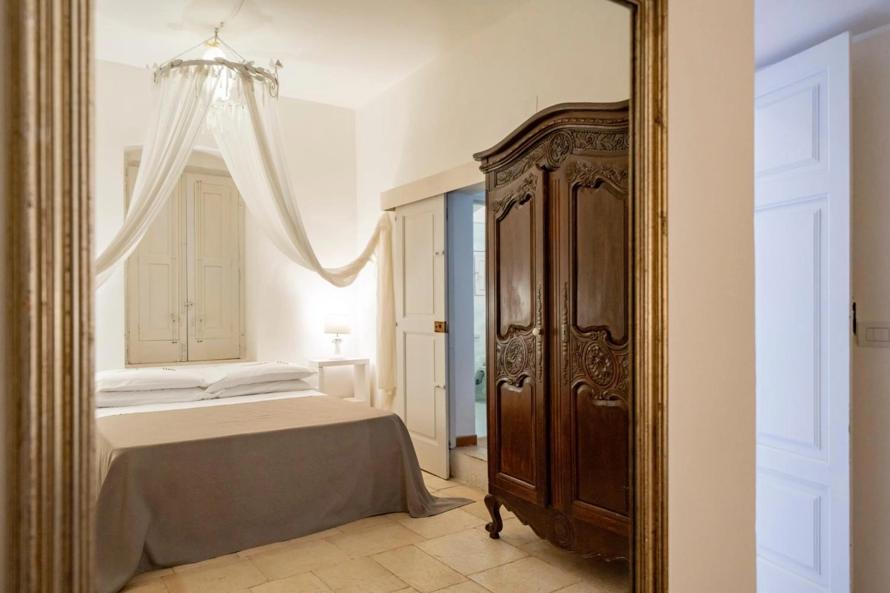 Bed in Masseria Montepaolo Dimora di Charme