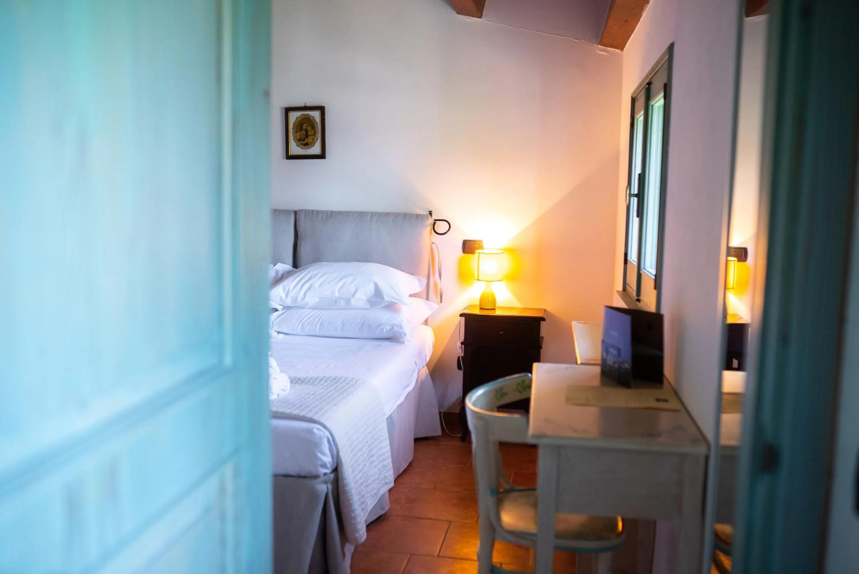 Bed in Masseria Montepaolo Dimora di Charme