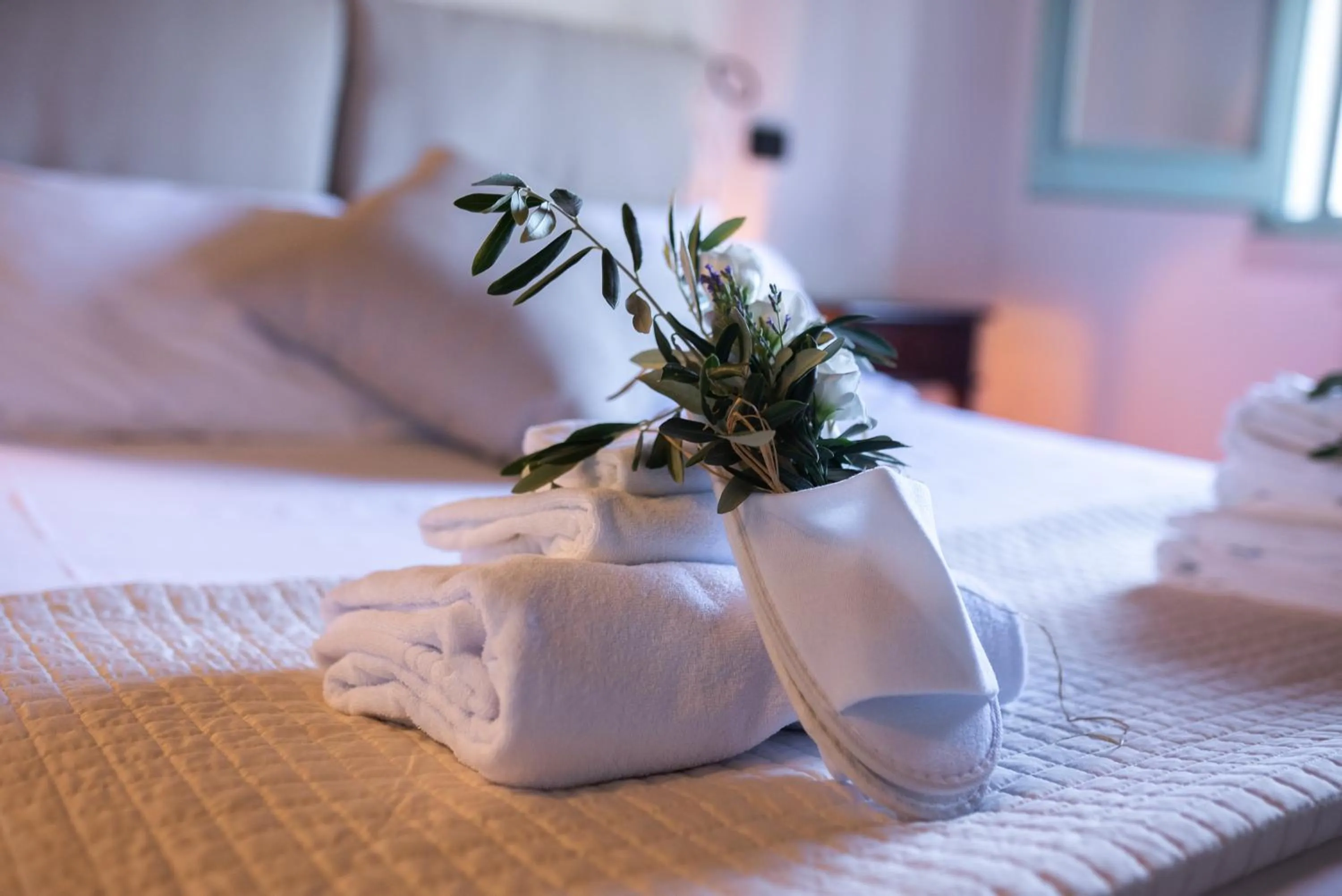 Bed in Masseria Montepaolo Dimora di Charme