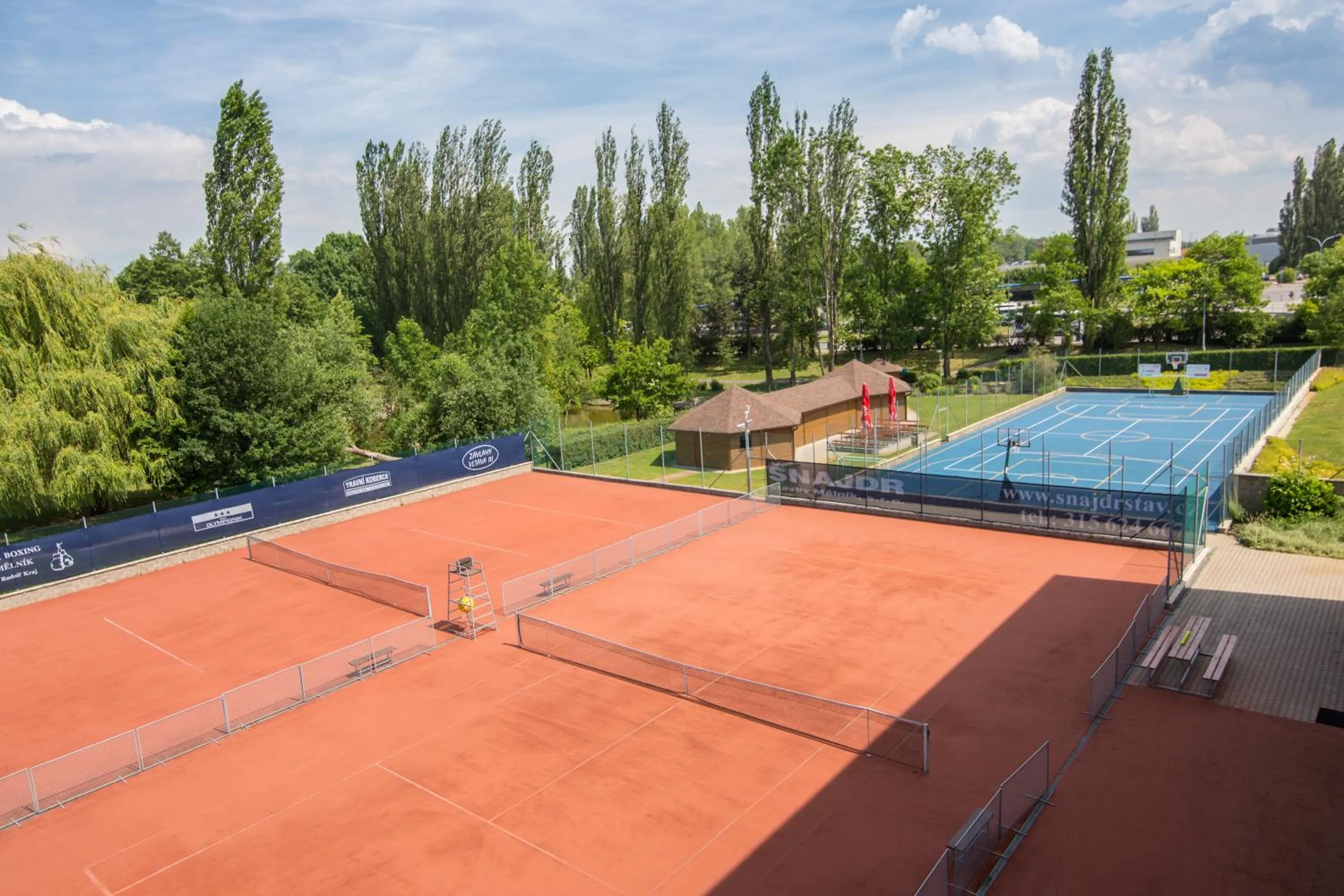 Garden view in Hotel Olympionik