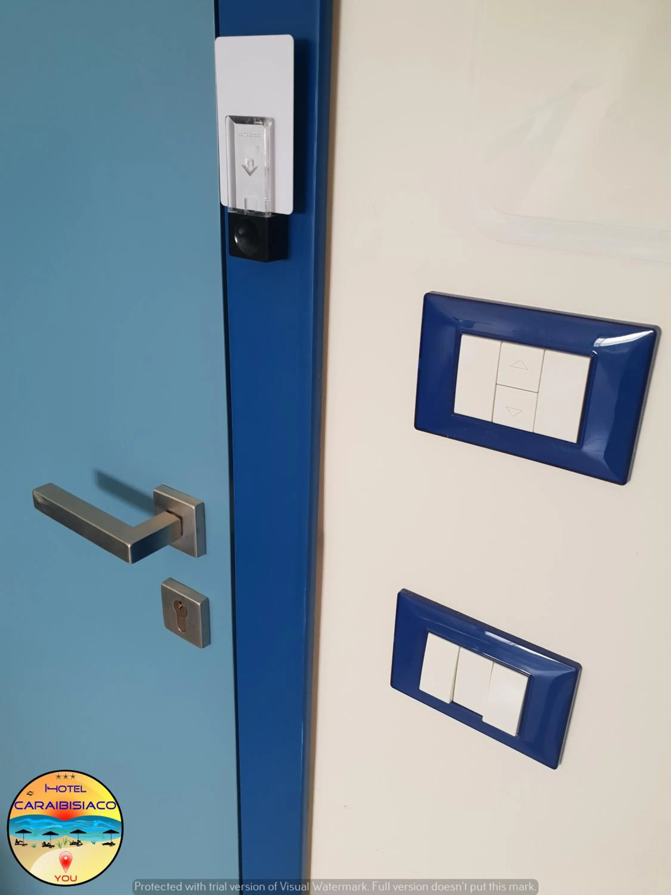 Bed in Hotel Caraibisiaco sul mare