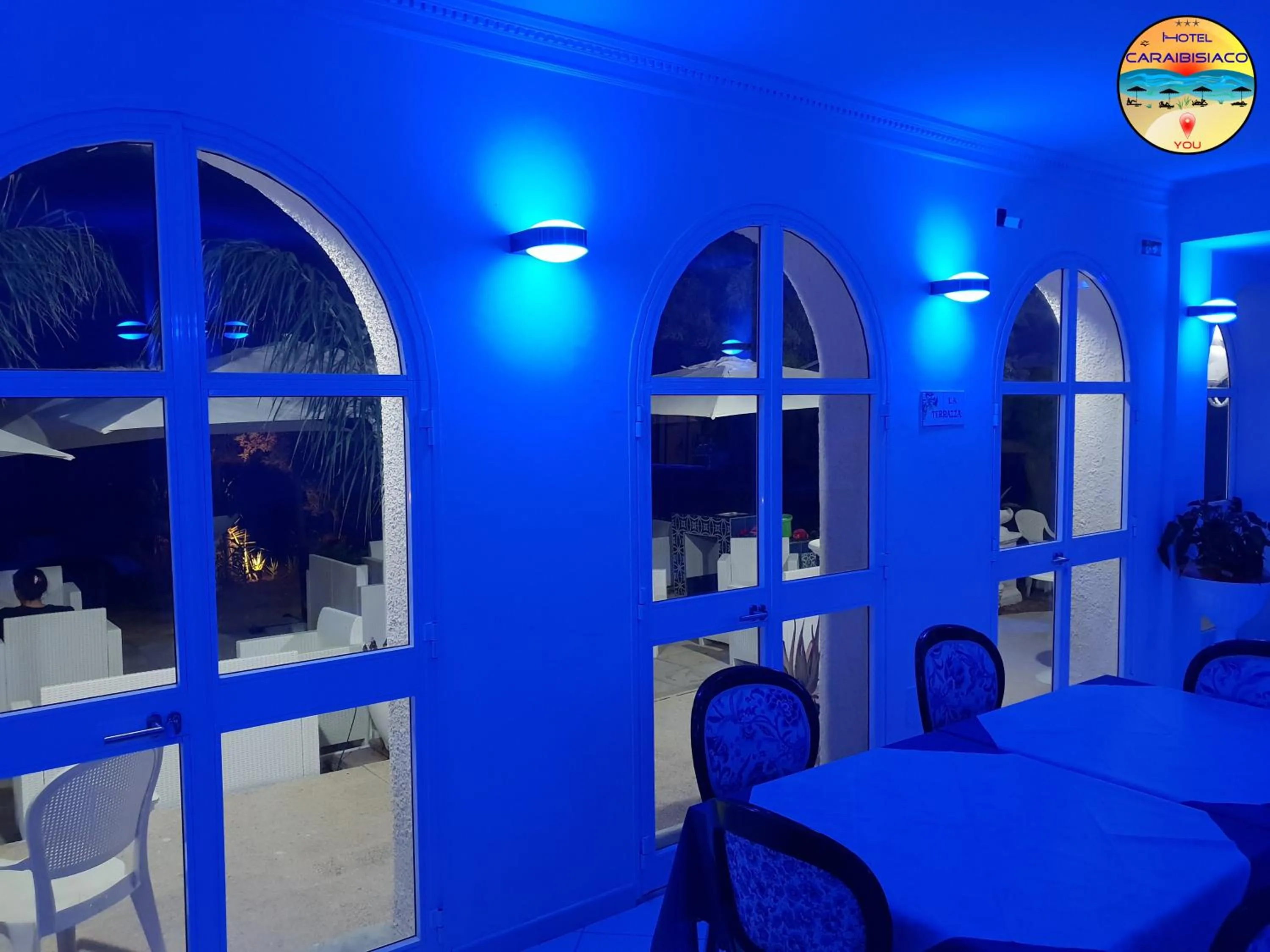 Restaurant/places to eat in Hotel Caraibisiaco sul mare