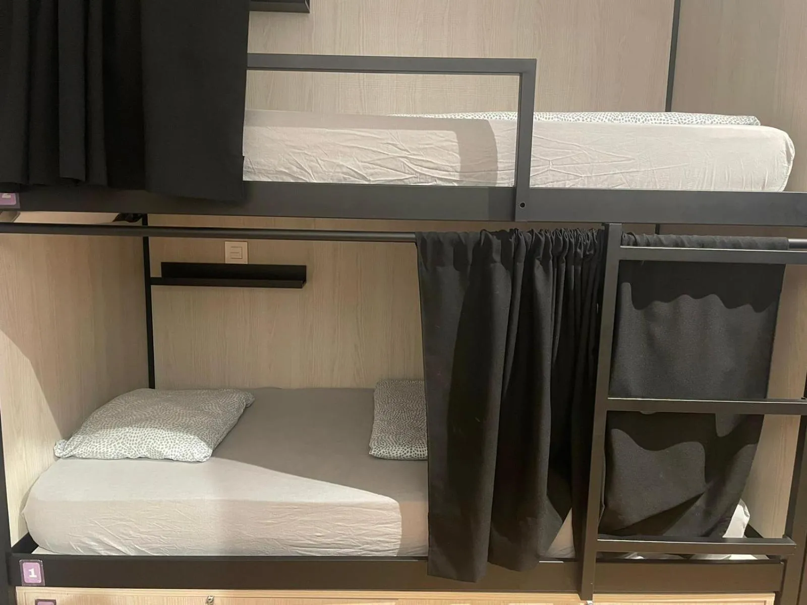 Bed in Onefam Madrid