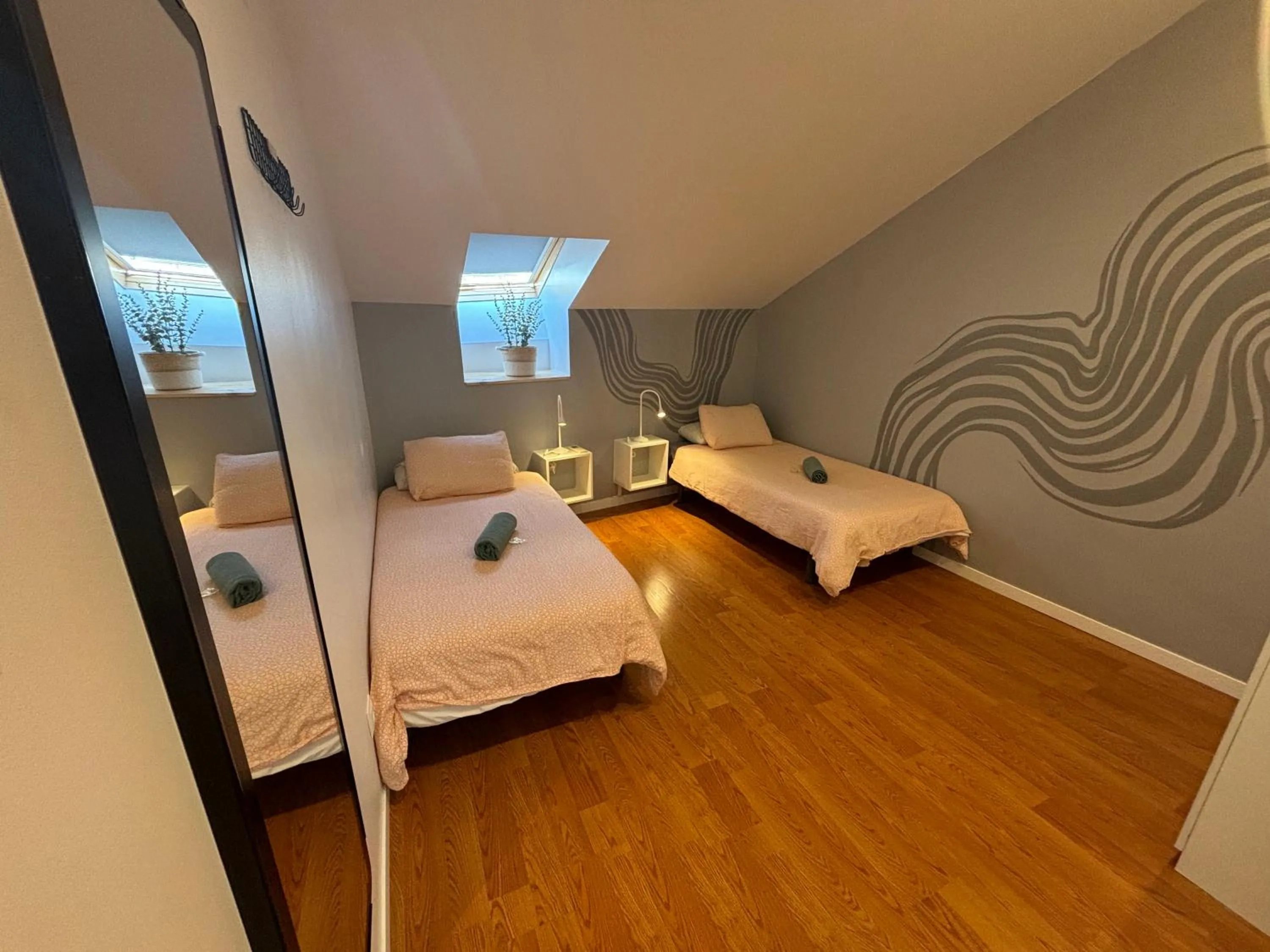 Bed in Onefam Madrid