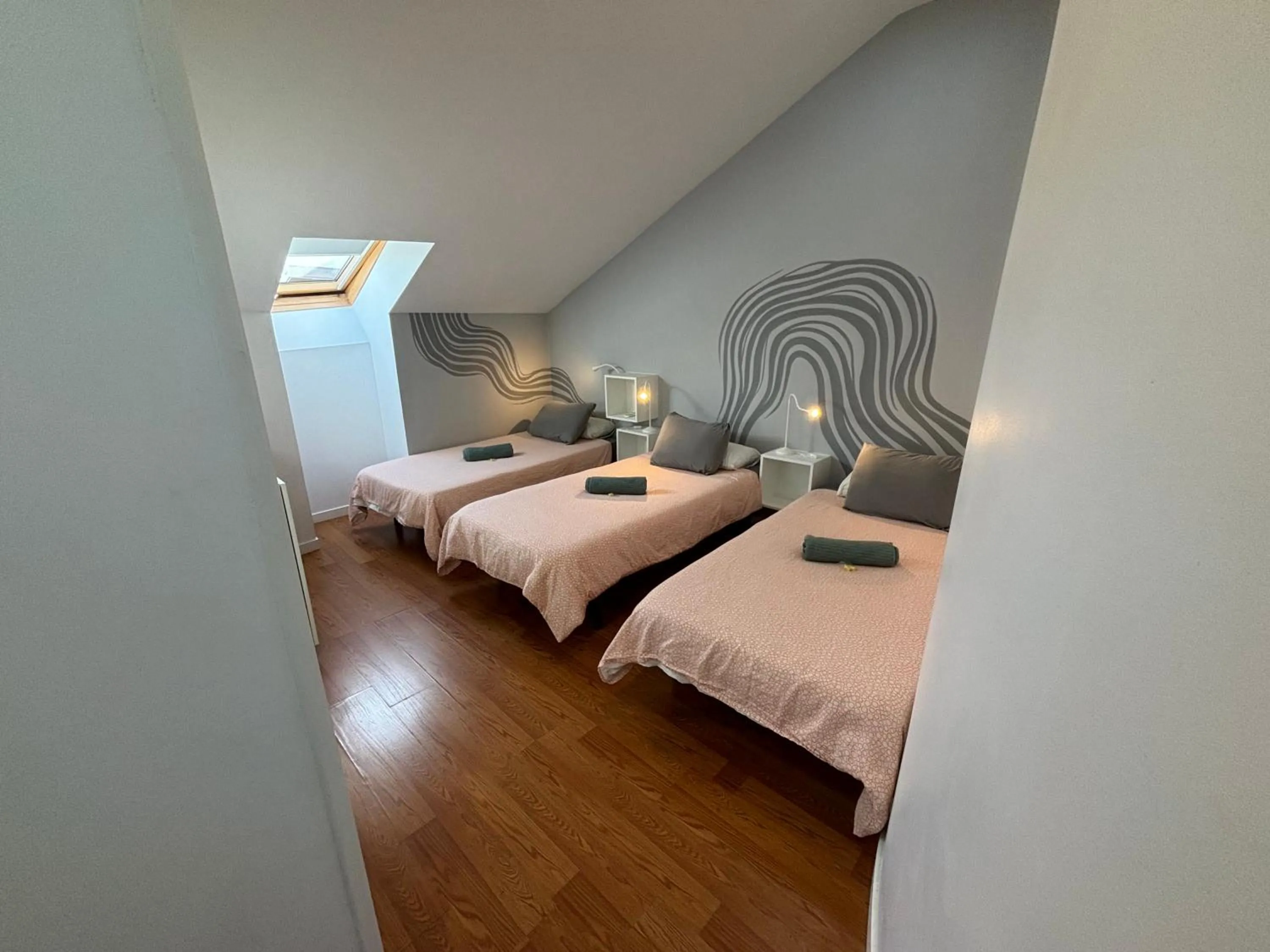 Bed in Onefam Madrid