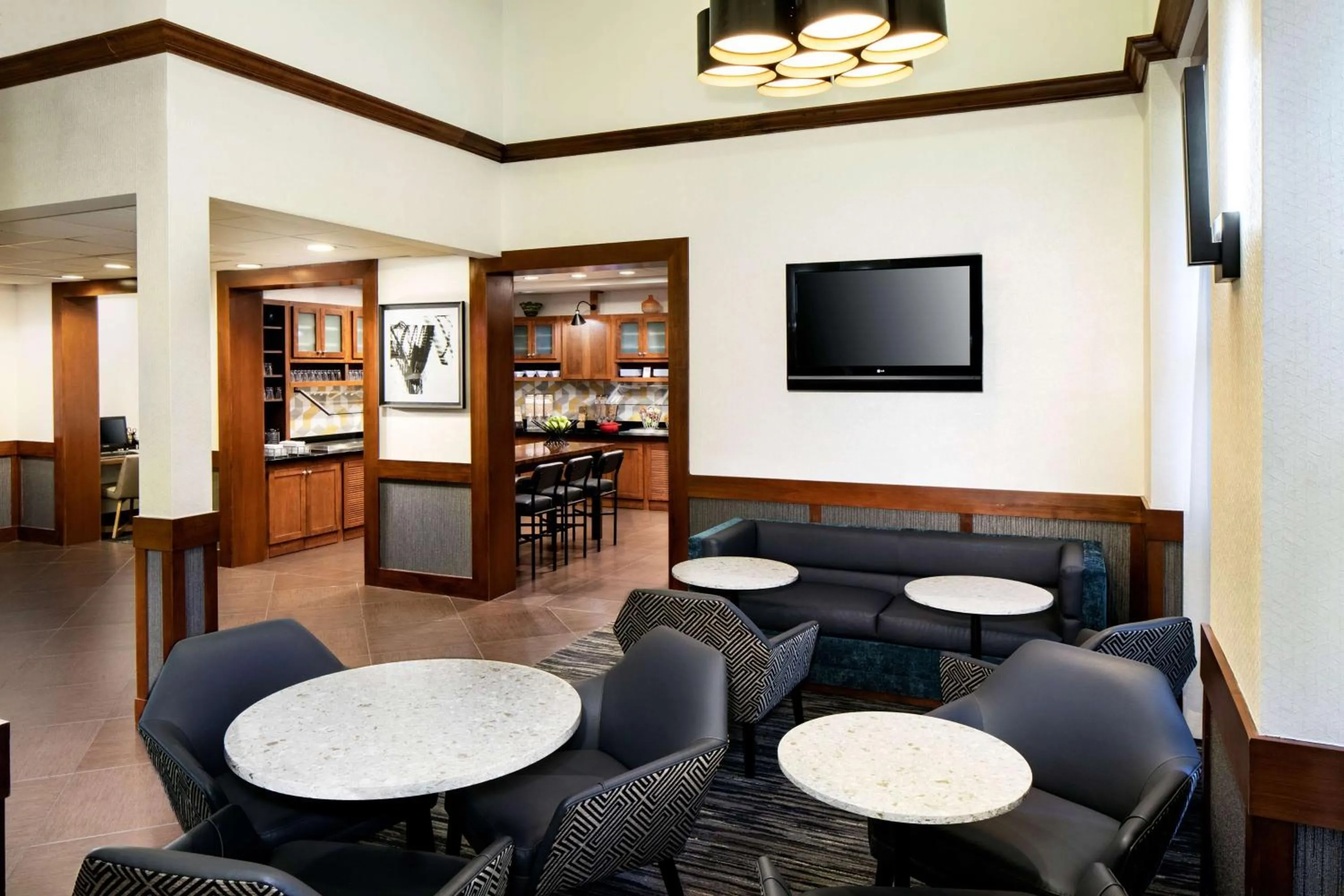 Lobby or reception in Hyatt Place Topeka