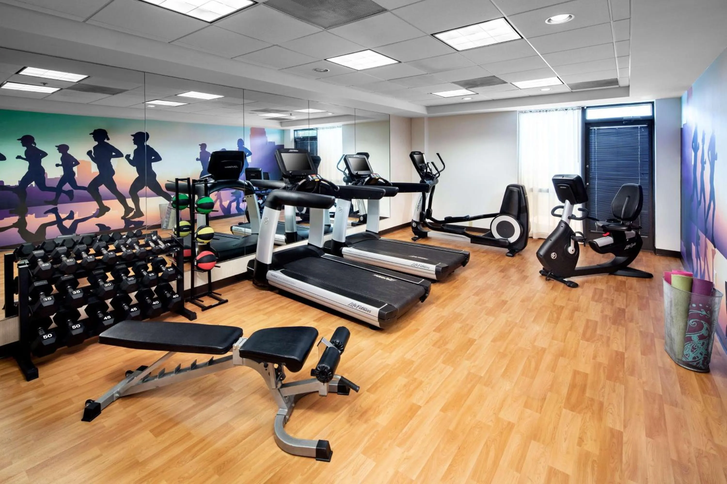 Fitness centre/facilities in Hyatt Place Topeka