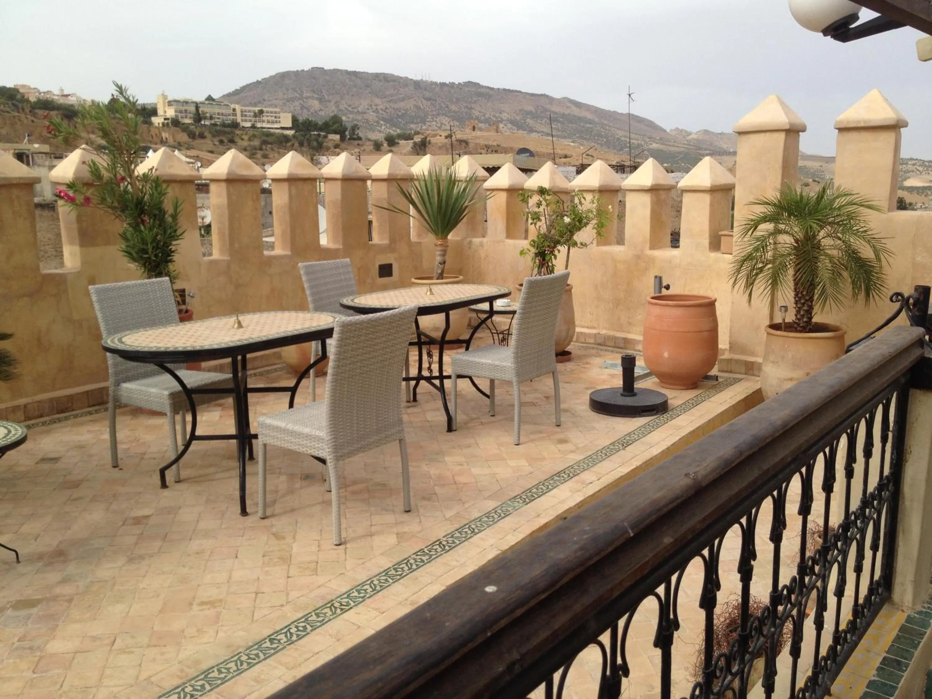 Balcony/Terrace in Riad Adarissa