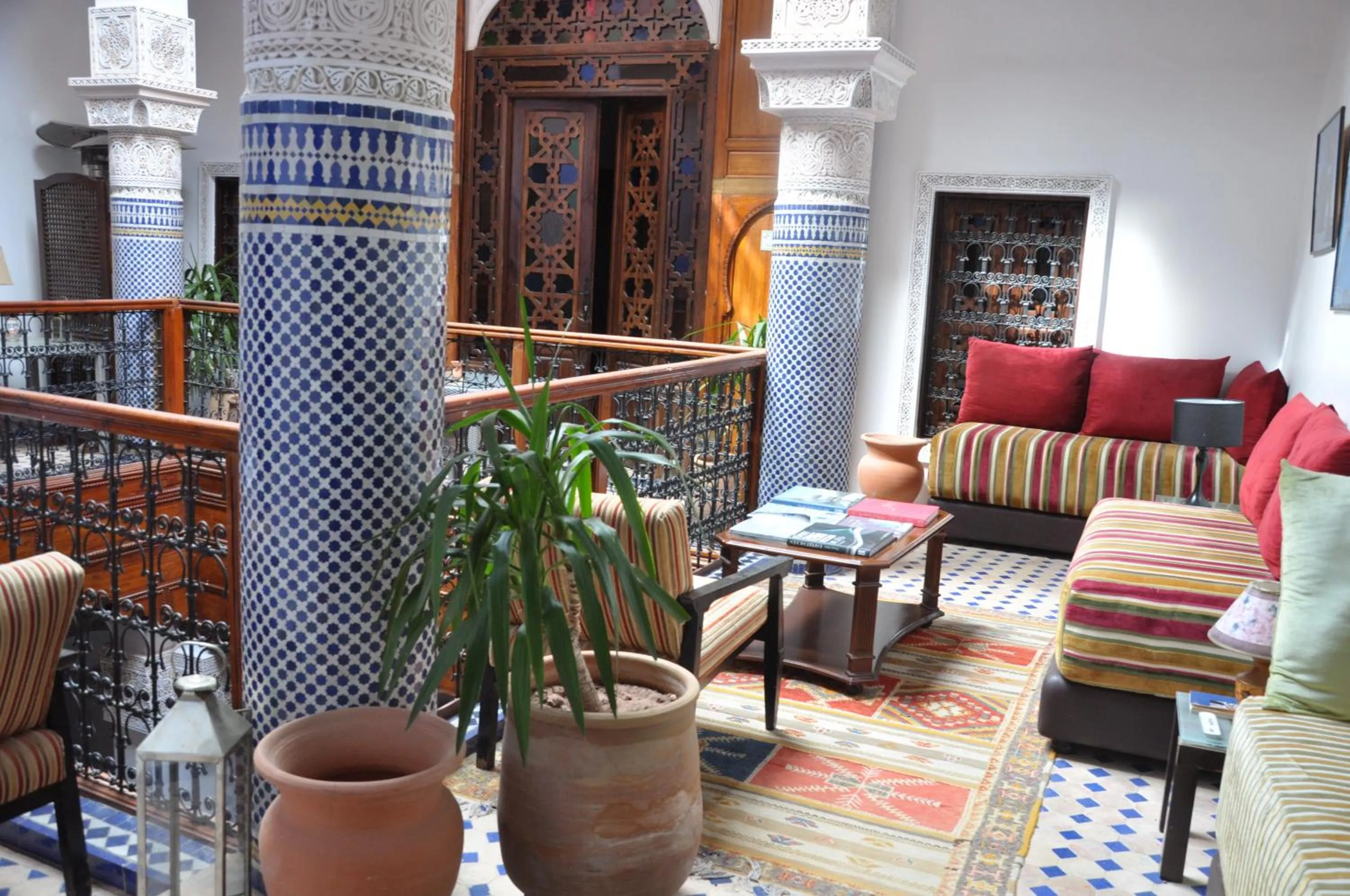 Living room in Riad Adarissa