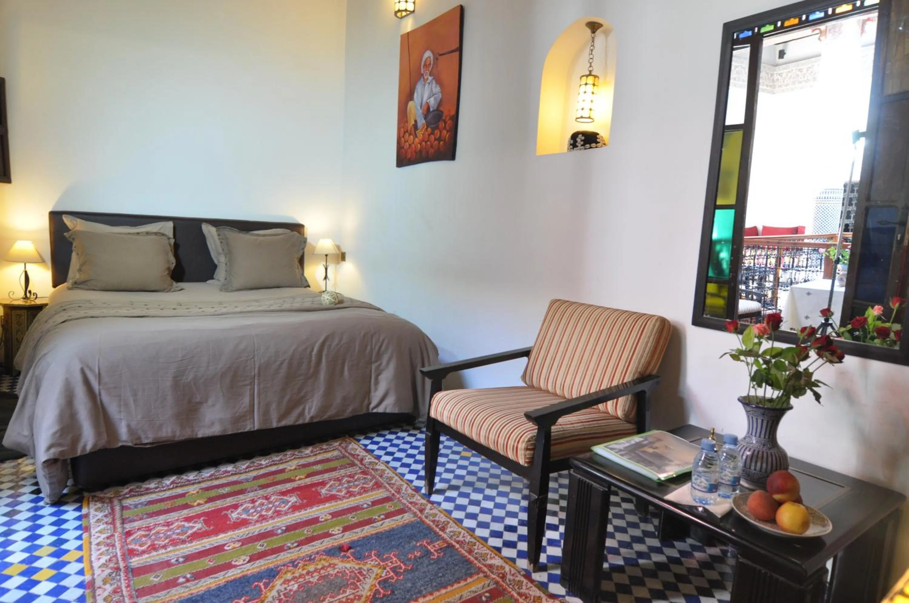 Photo of the whole room, Bed in Riad Adarissa