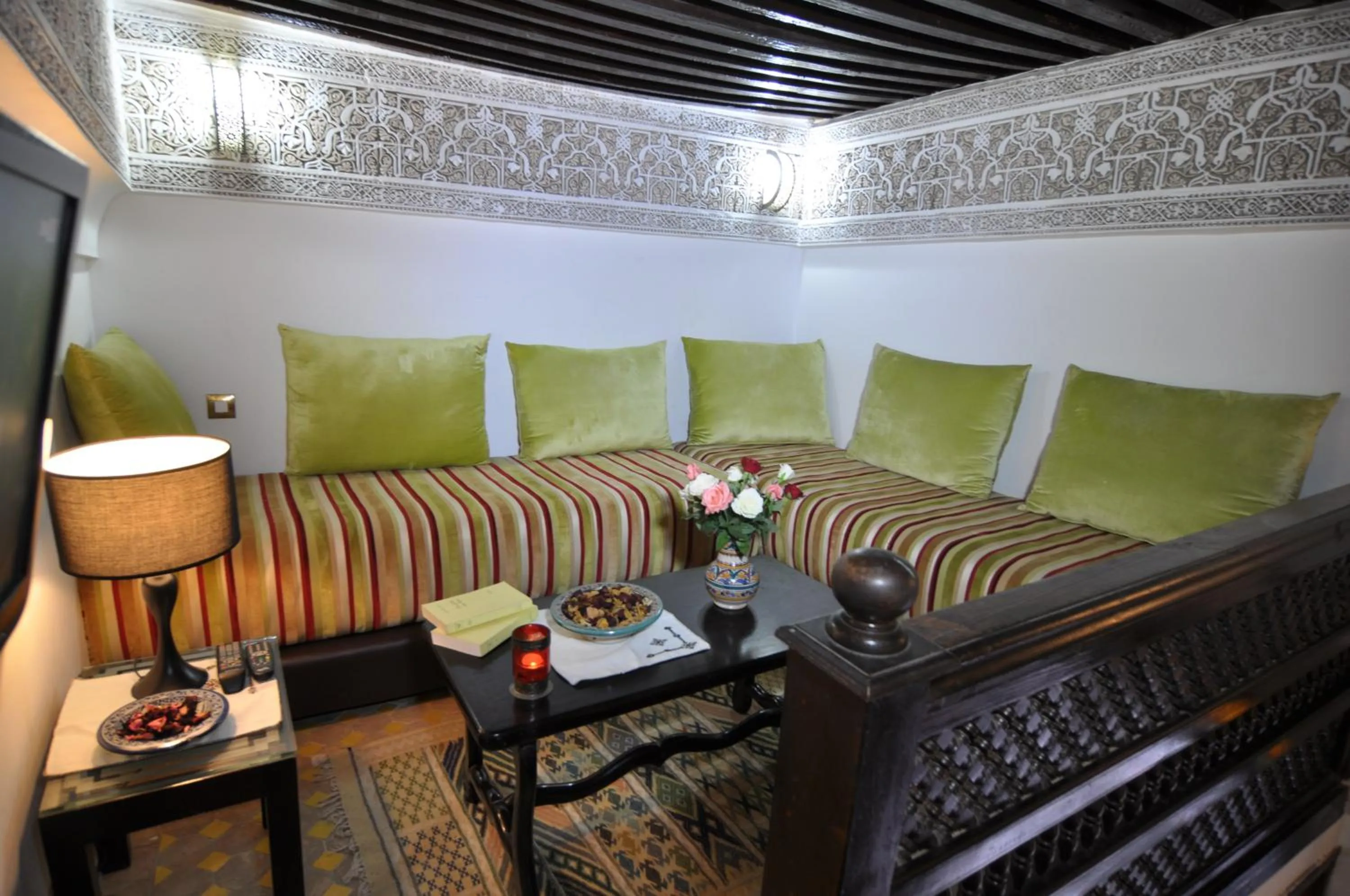 Living room in Riad Adarissa