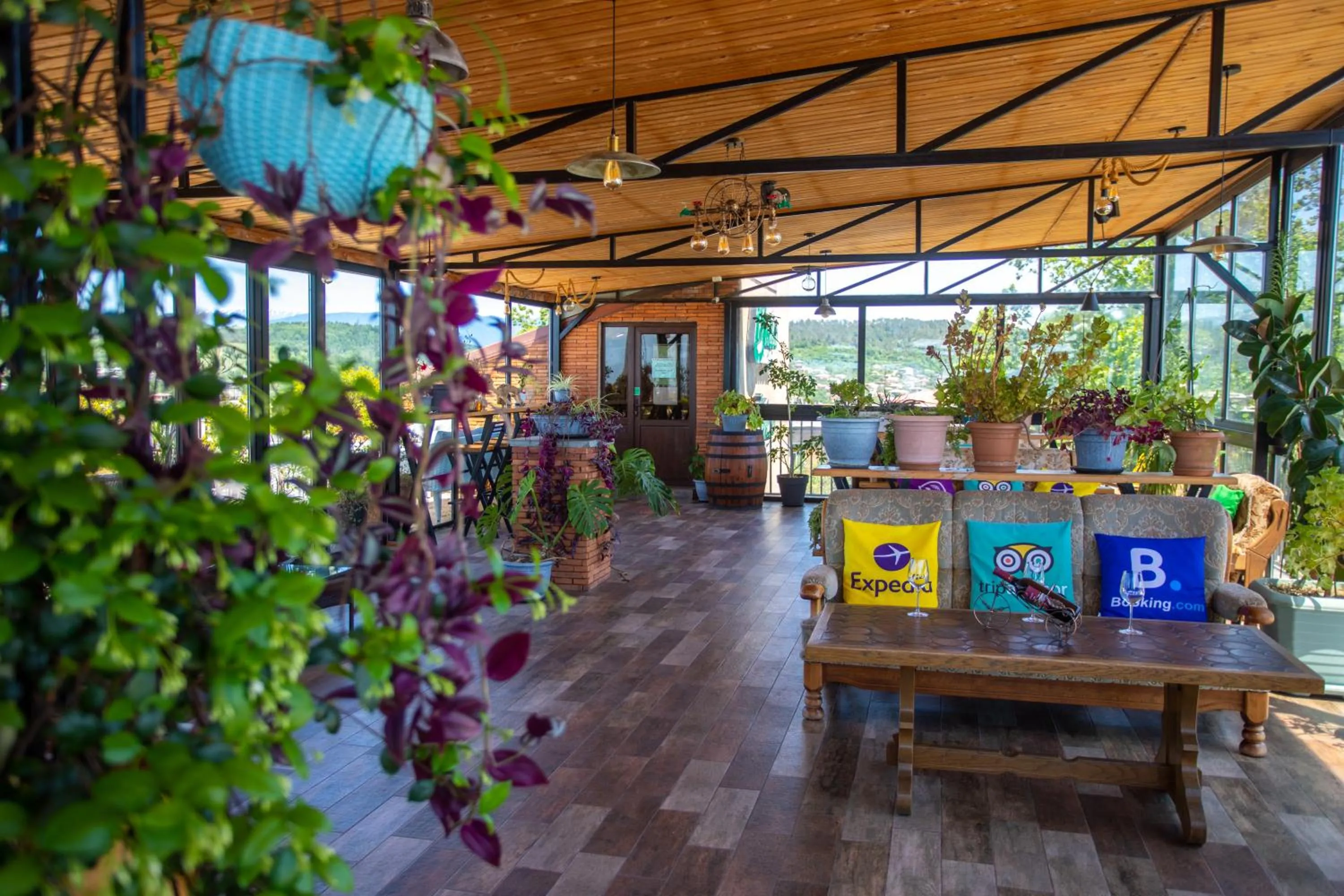 Balcony/Terrace in Hotel Terrace Kutaisi