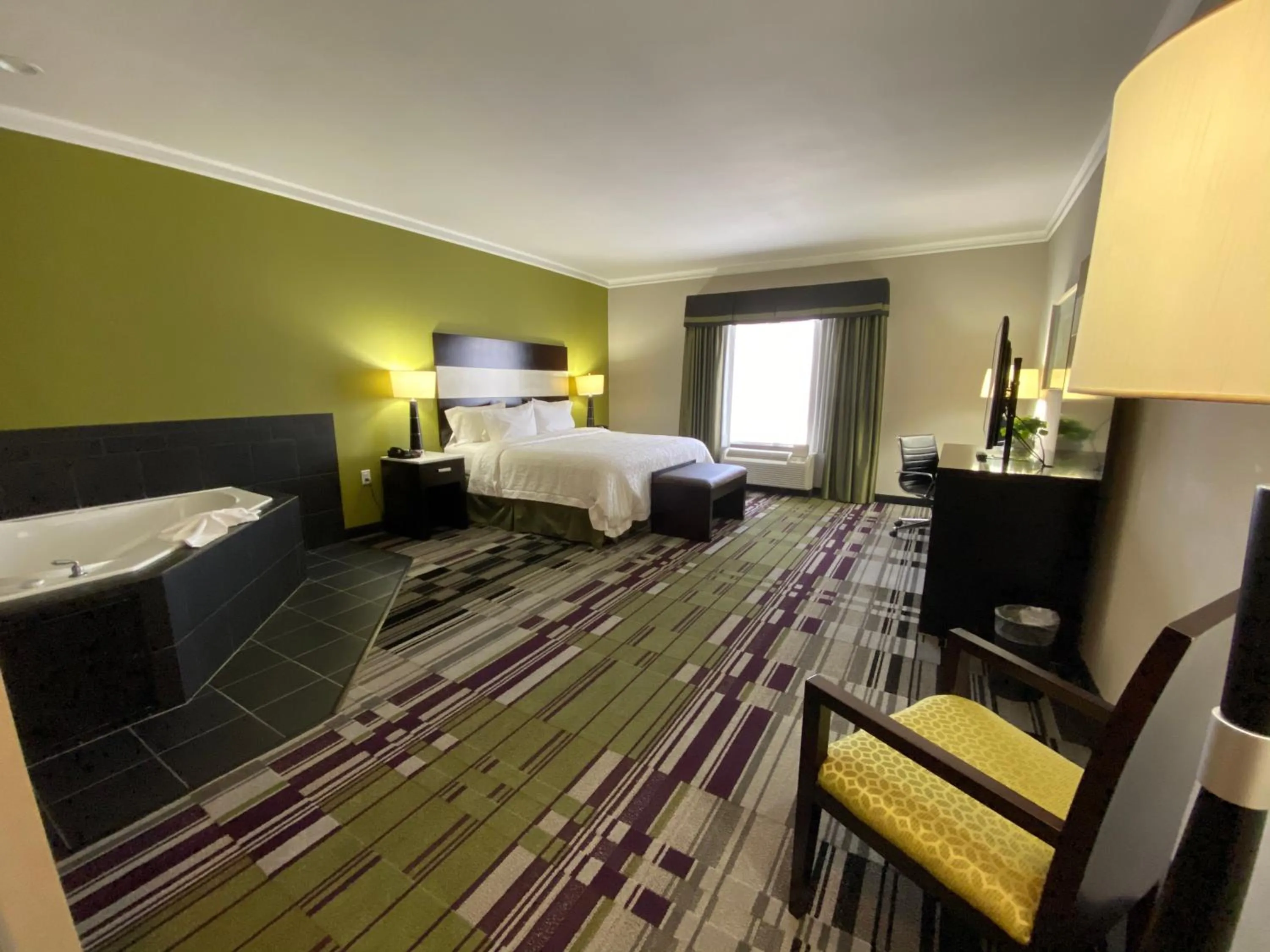 Bed in Hampton Inn by Hilton Leesville Fort Johnson