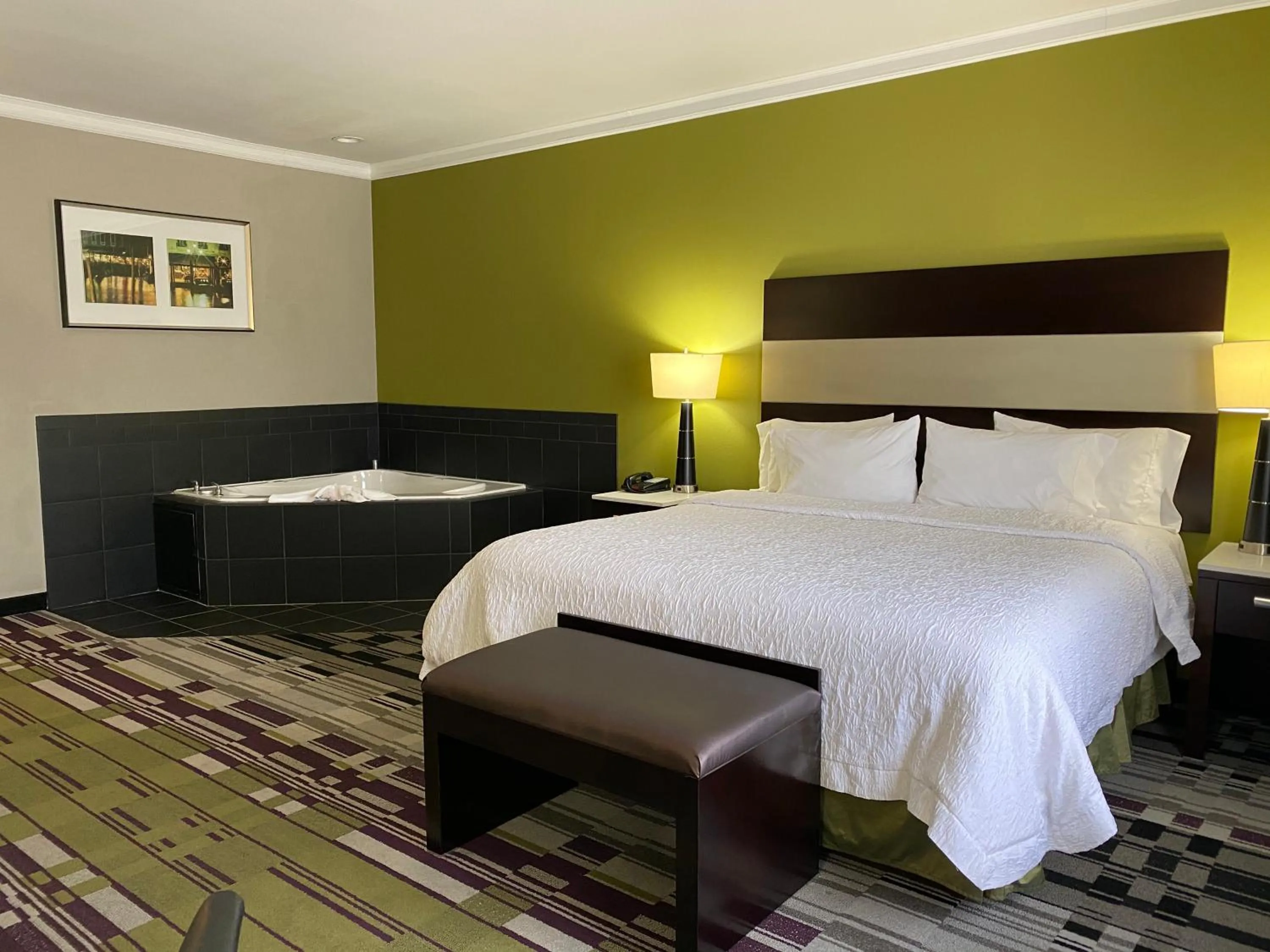 Bed in Hampton Inn by Hilton Leesville Fort Johnson