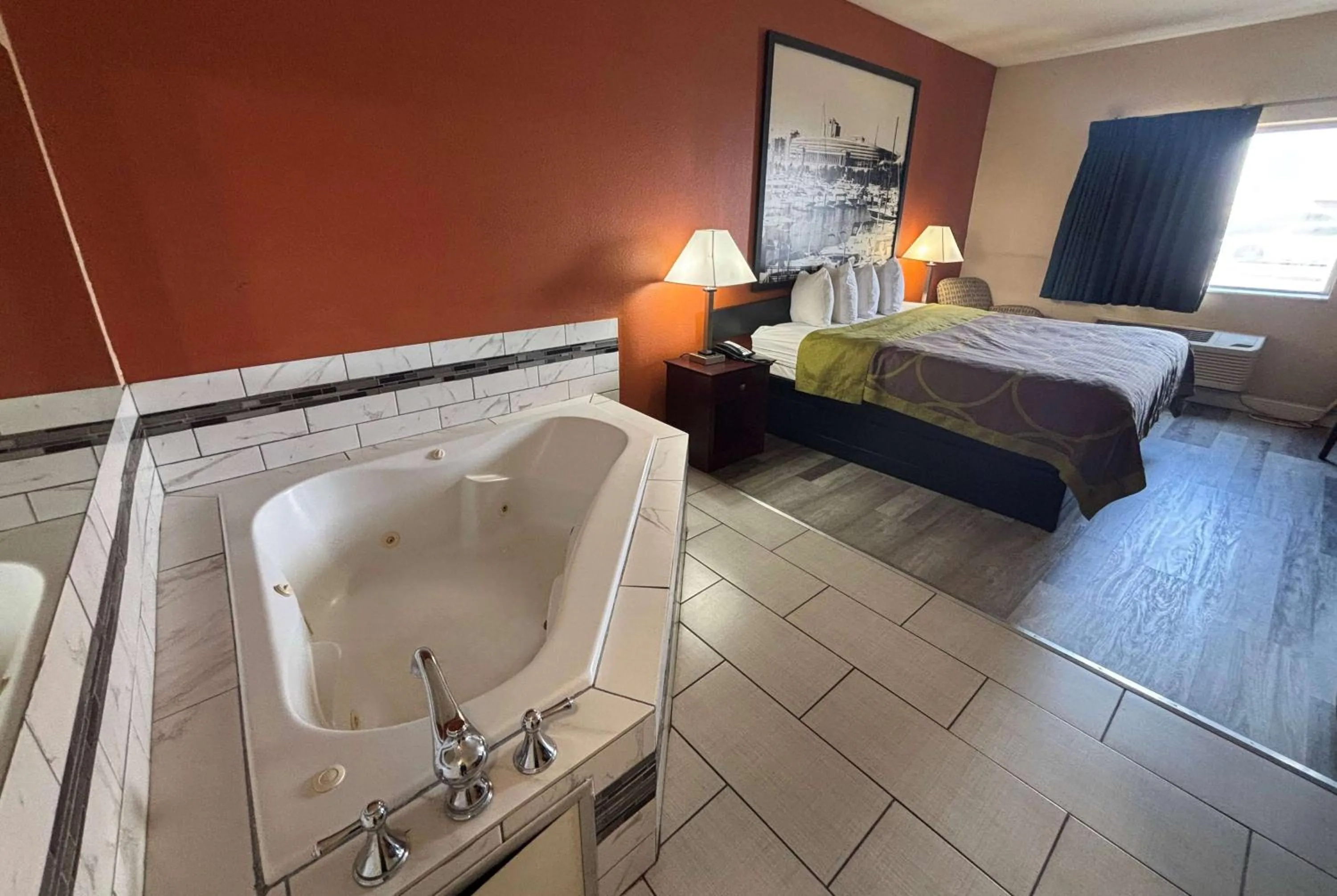 Photo of the whole room, Bed in Super 8 by Wyndham Pontoon Beach IL/St. Louis MO Area