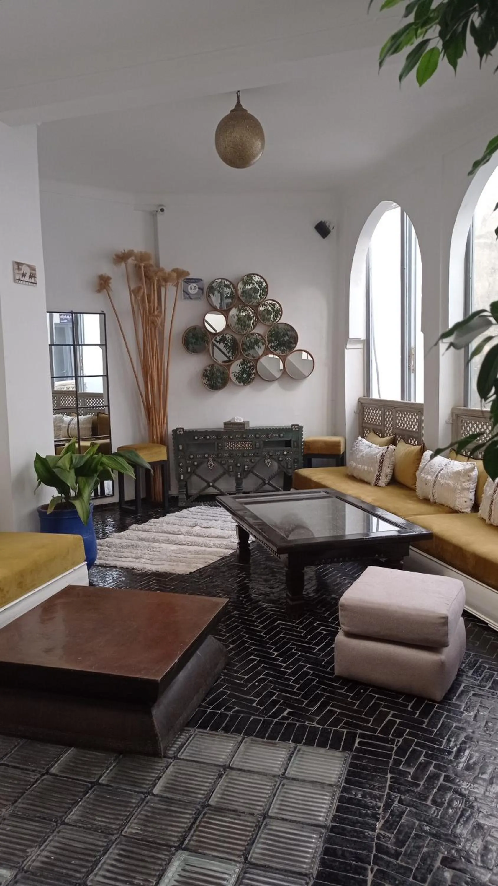 Living room in Riad Les Jardins des Lilas