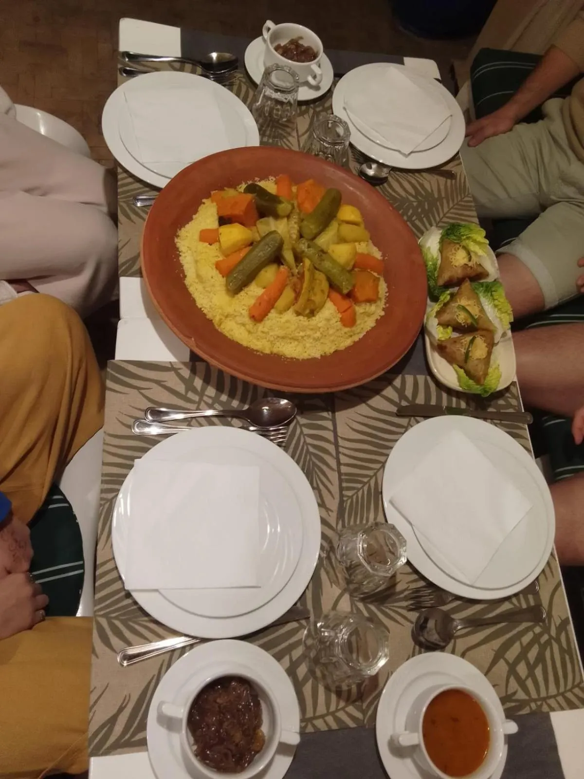 Restaurant/places to eat in Riad Les Jardins des Lilas