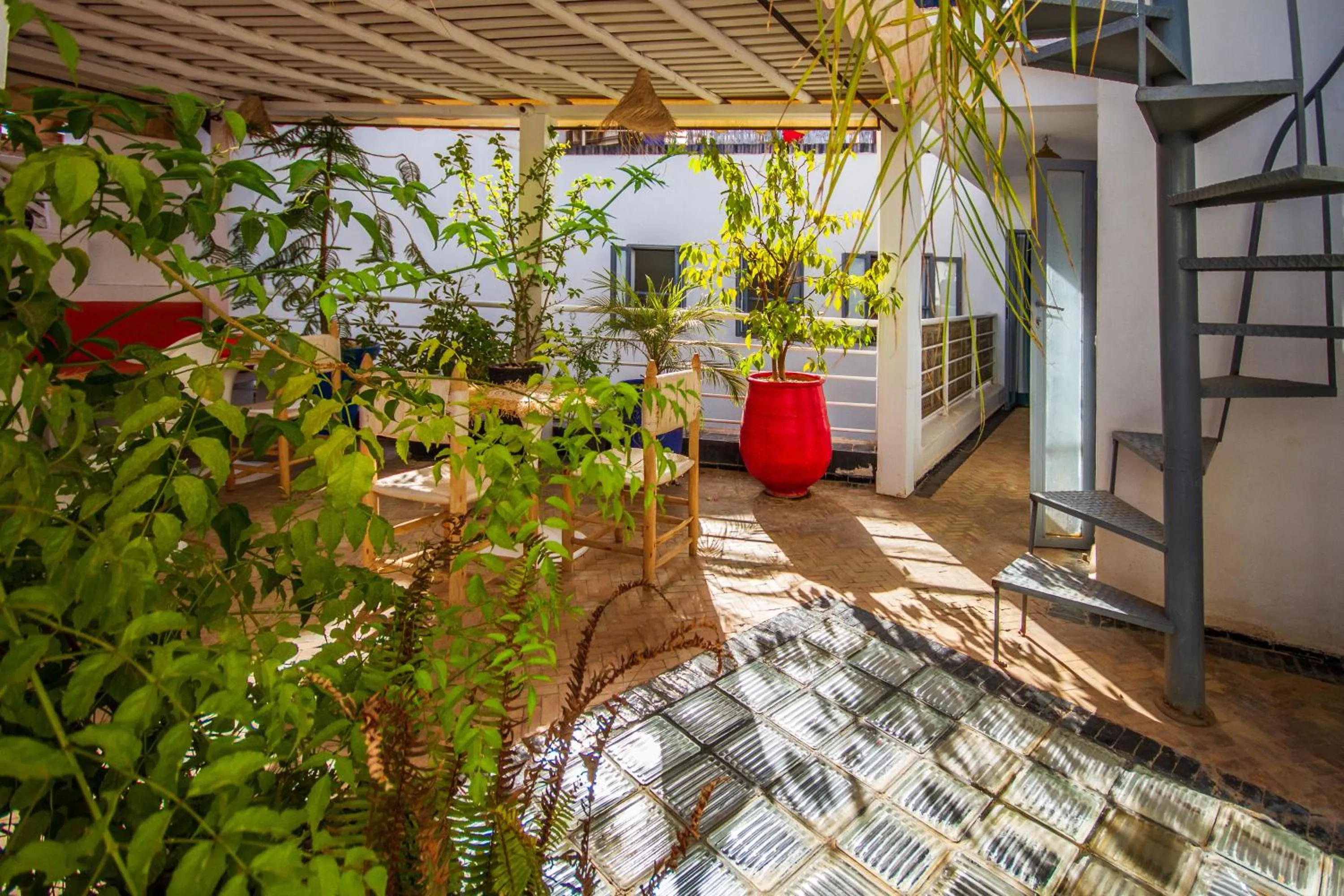 Patio in Riad Les Jardins des Lilas