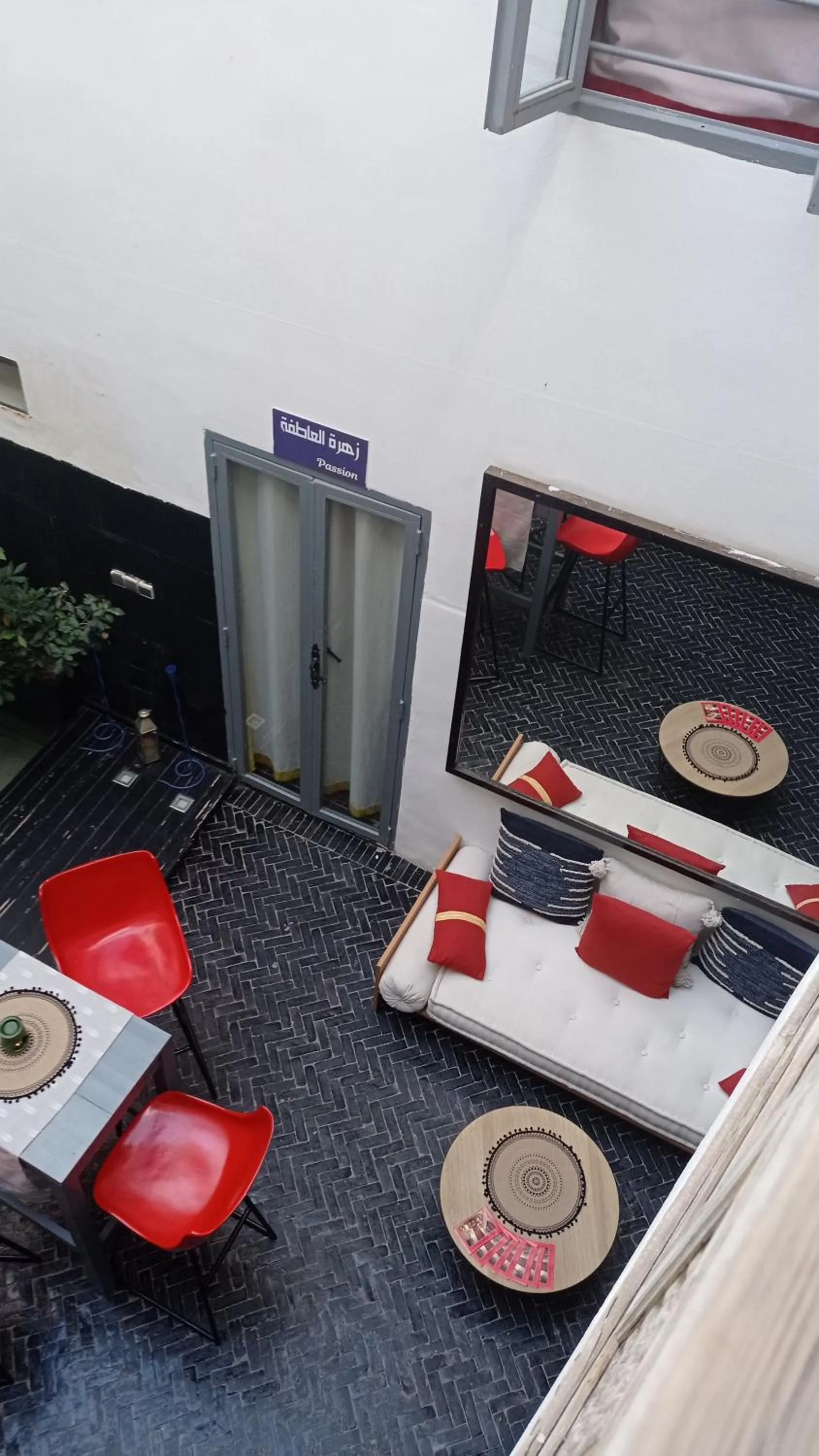 Living room in Riad Les Jardins des Lilas