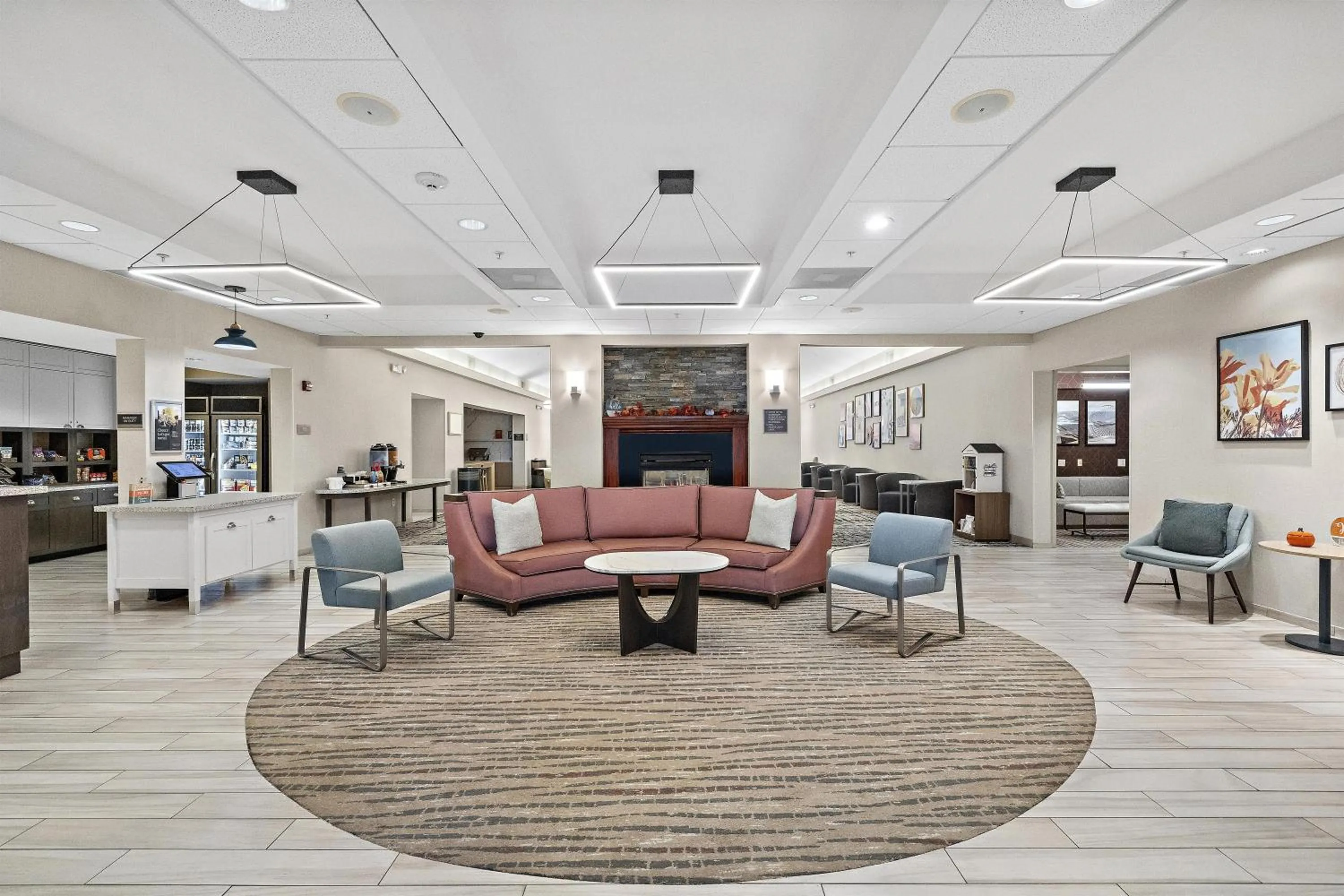 Lobby or reception in Homewood Suites Lancaster