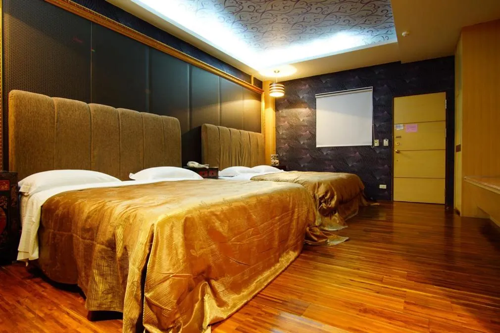 Bedroom, Bed in Water City Motel