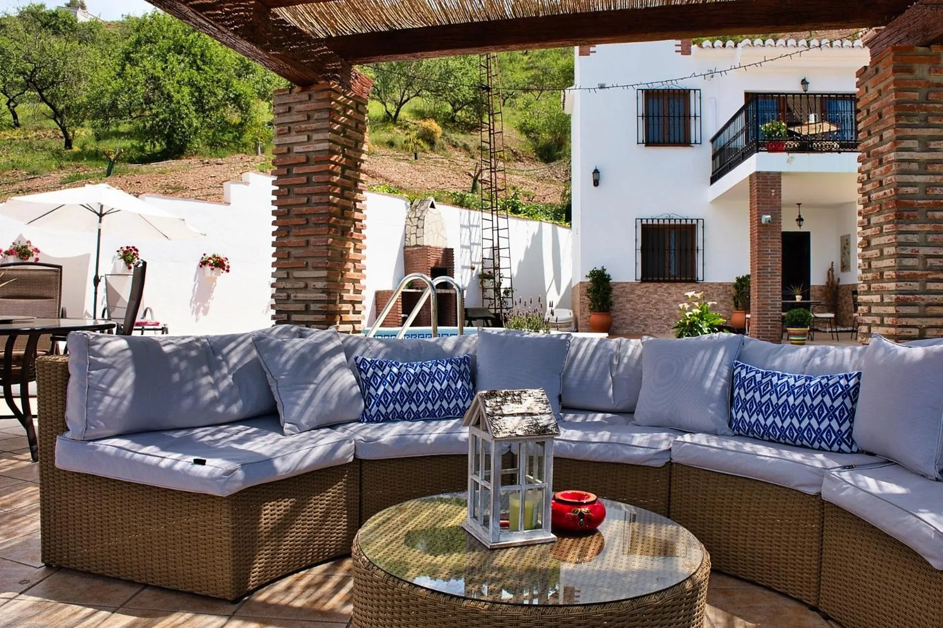Seating area in Casa las Torres B&B