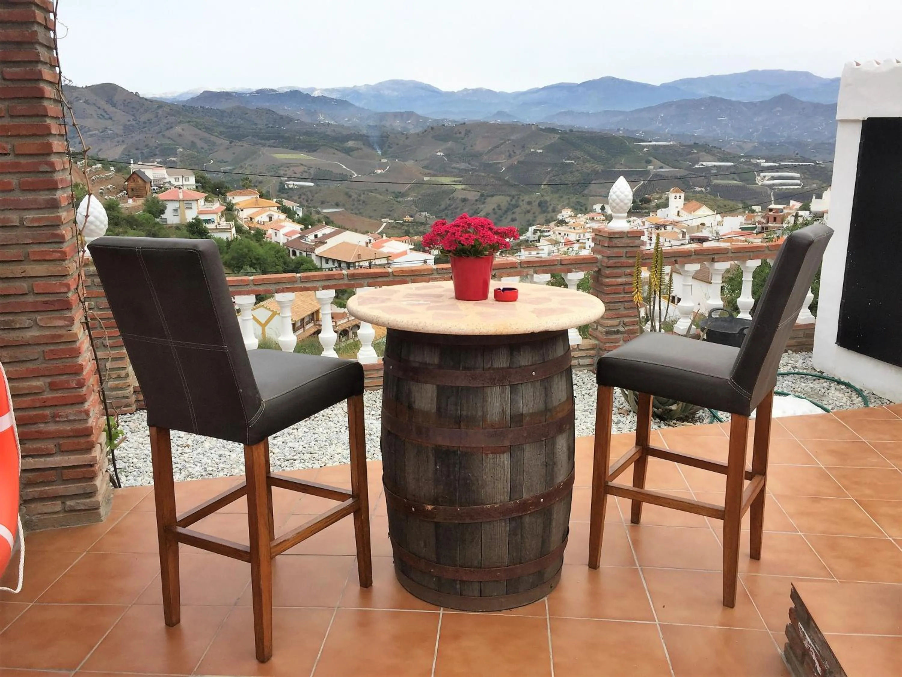 Patio in Casa las Torres B&B