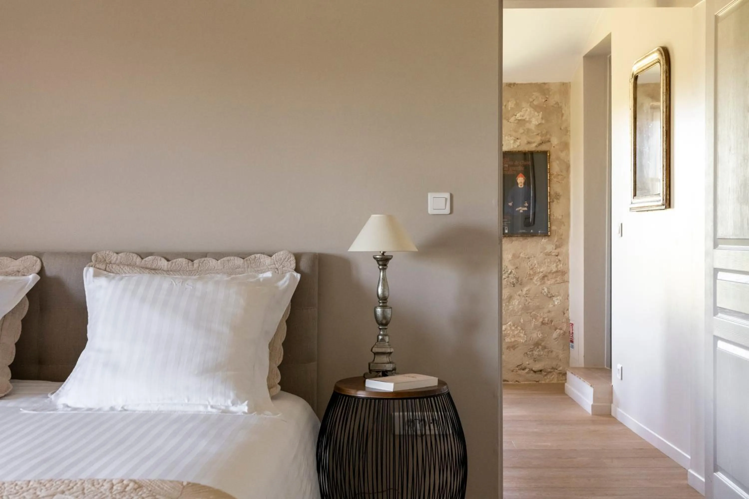 Bed in Maison Le Sèpe - Vignoble Bio et Maison d'hôtes