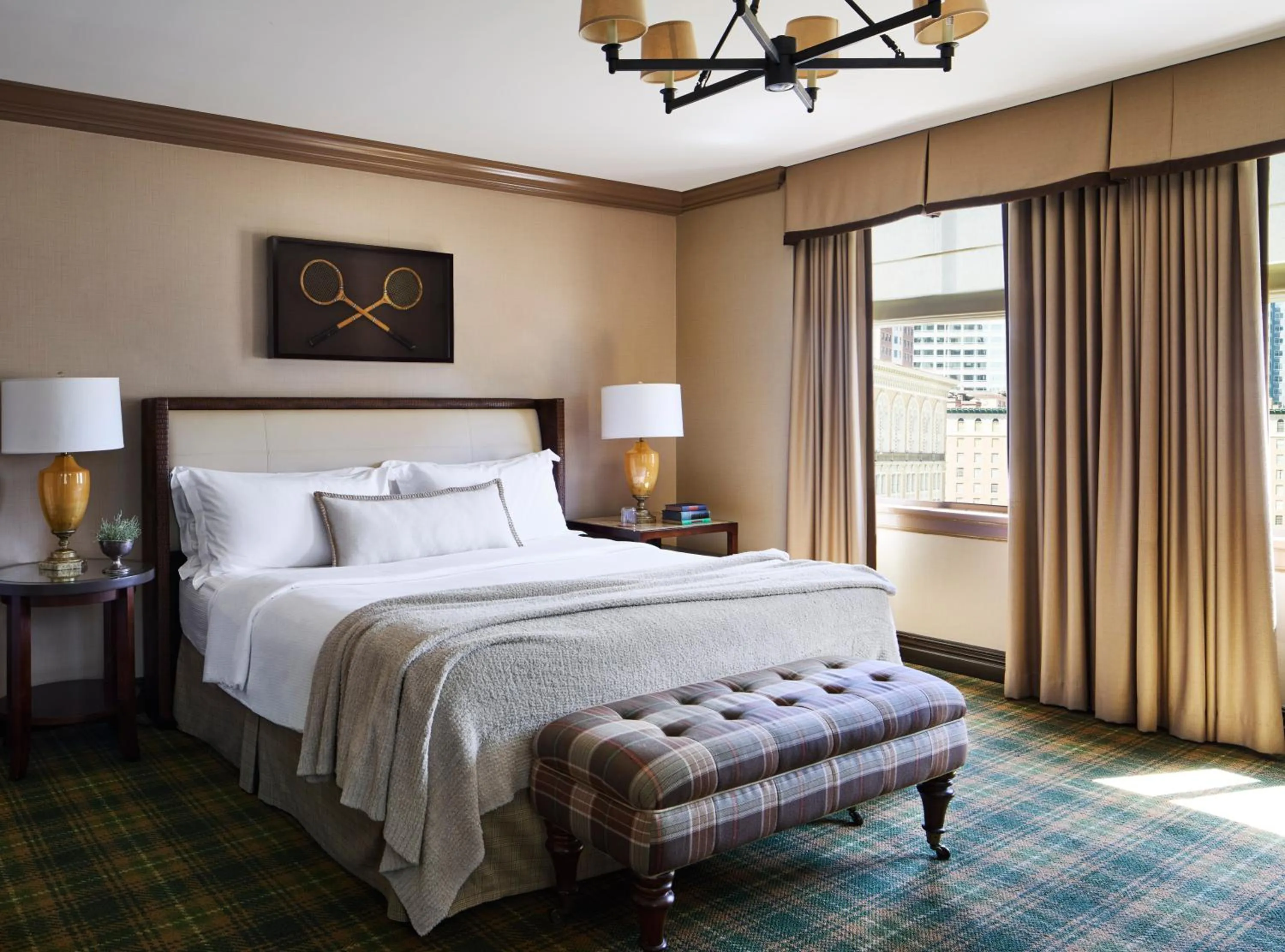 Bedroom, Bed in Los Angeles Athletic Club