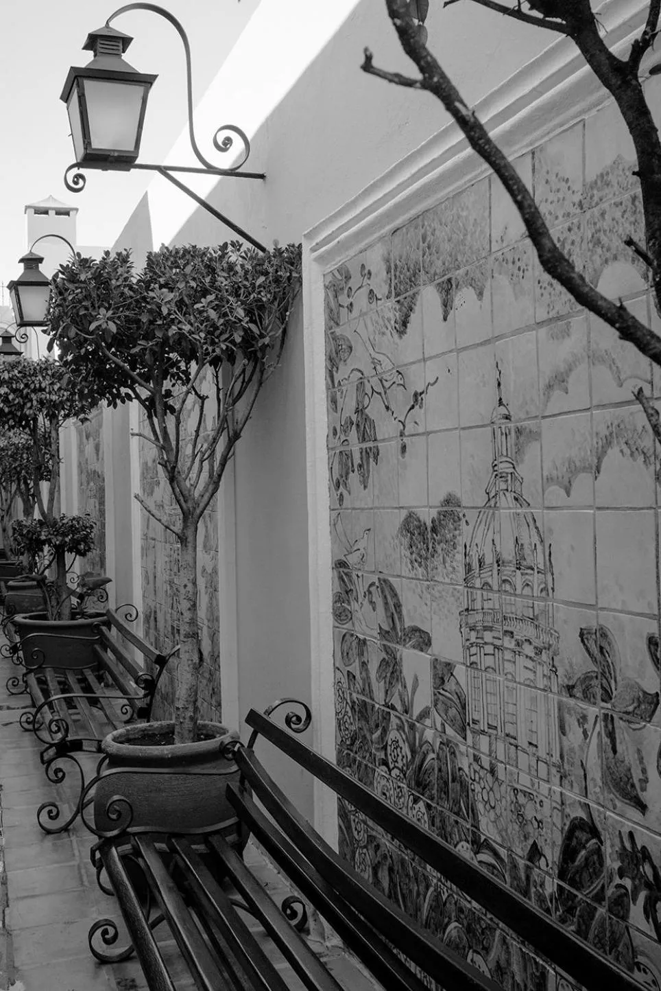 Patio in Hotel La Morada