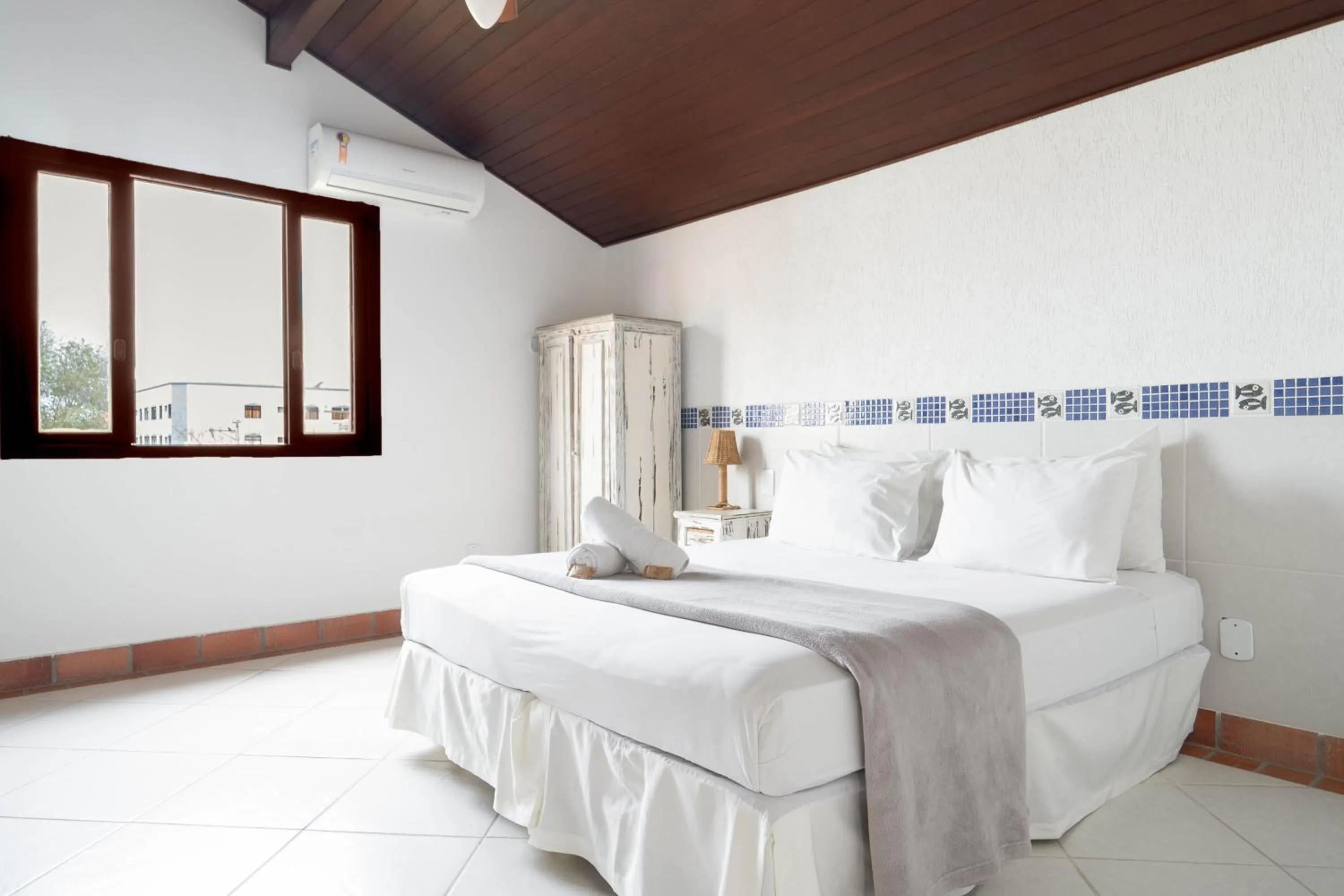 Bed in Pousada Porto Fino