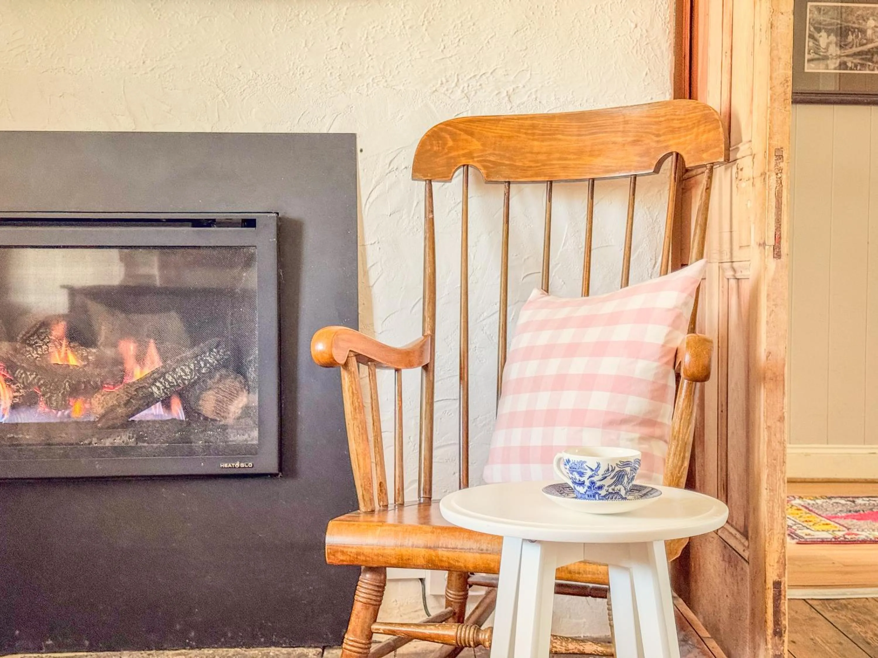 fireplace in Clonmara Country House and Cottages